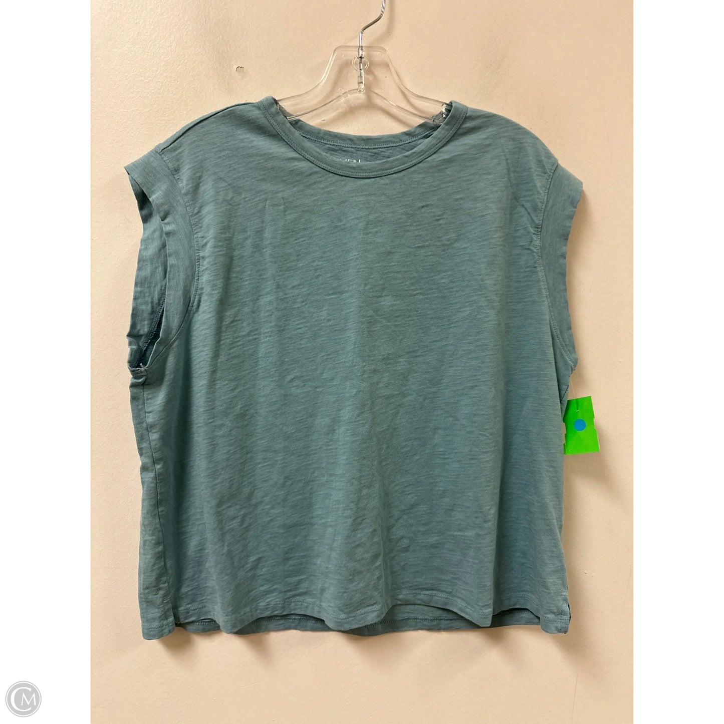 Top Short Sleeve By Time And Tru In Blue, Size: L