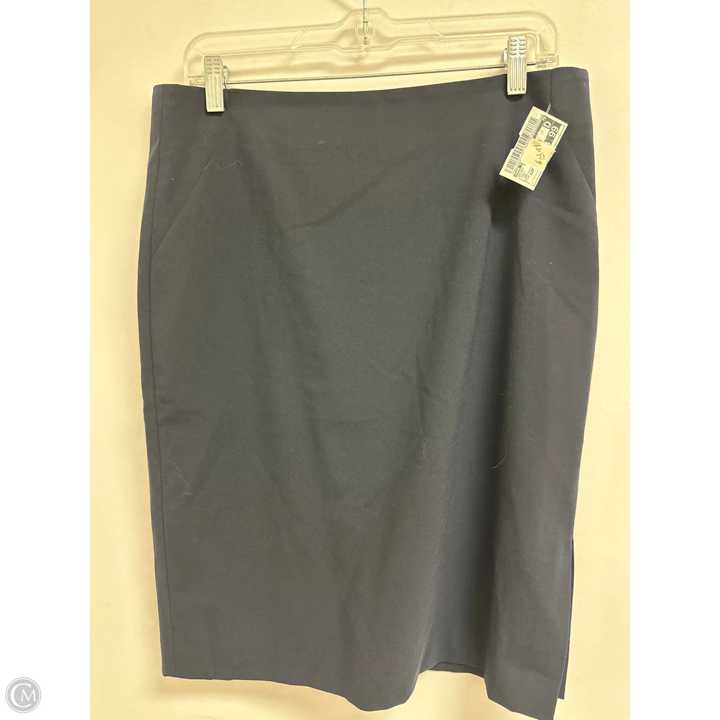 Skirt Midi By Ann Taylor In Navy, Size: 12p
