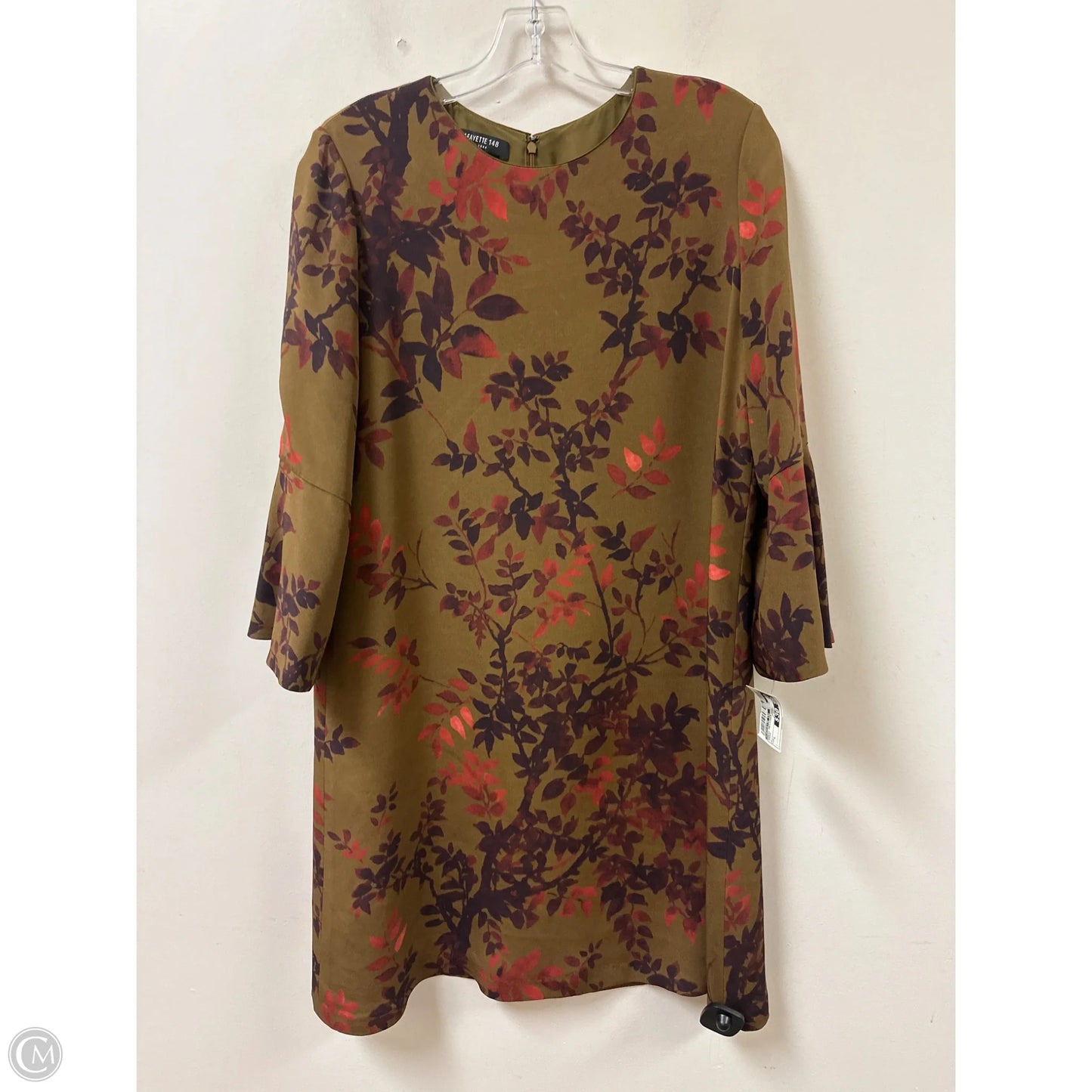 Dress Designer By Lafayette 148 In Green, Size: L