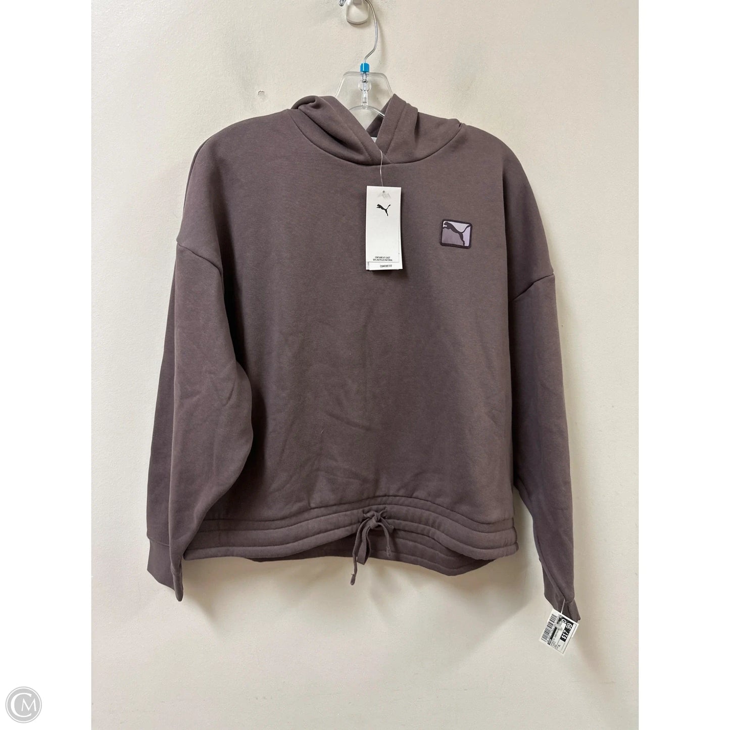Athletic Sweatshirt Hoodie By Puma In Purple, Size: Xl