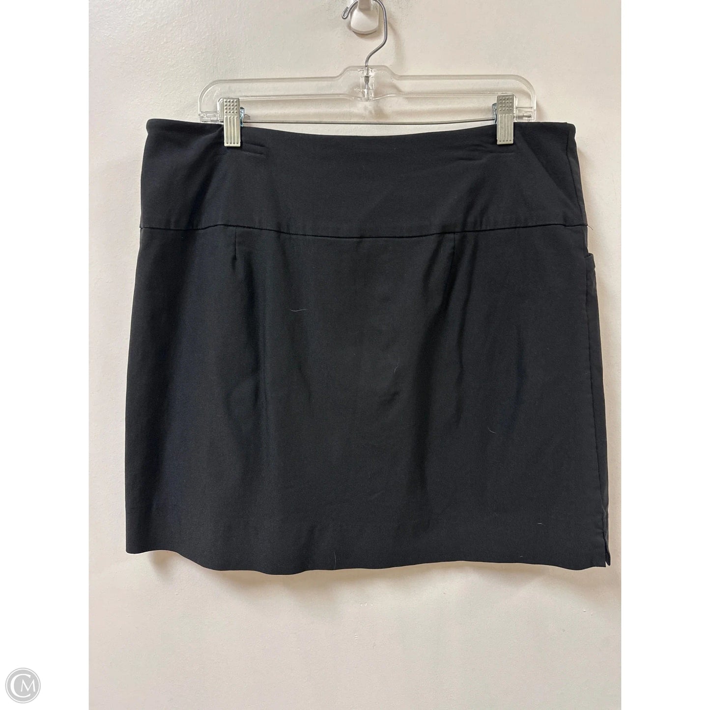 Skort By Sc & Co In Black, Size: 16