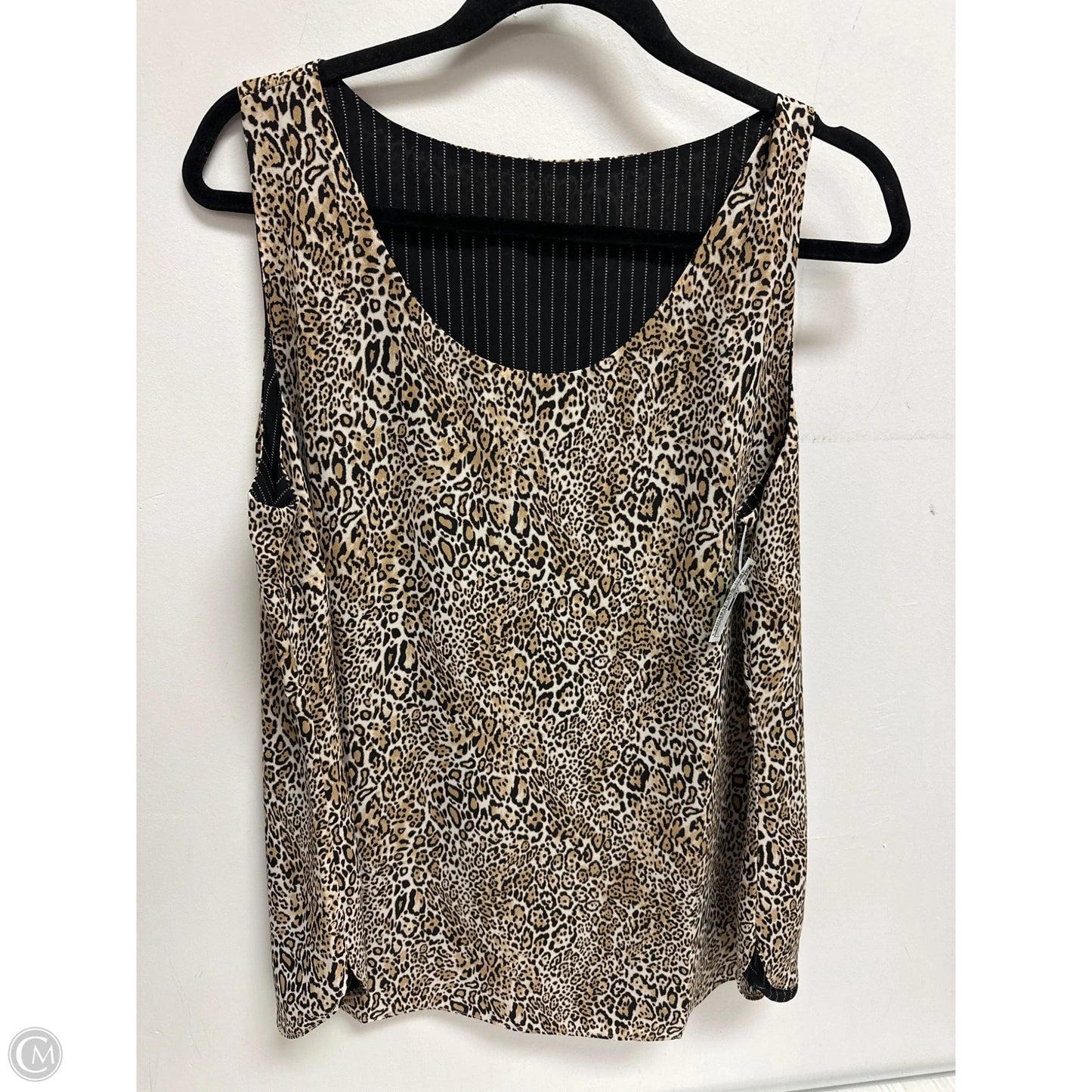 Top Sleeveless By Clothes Mentor In Animal Print, Size: L