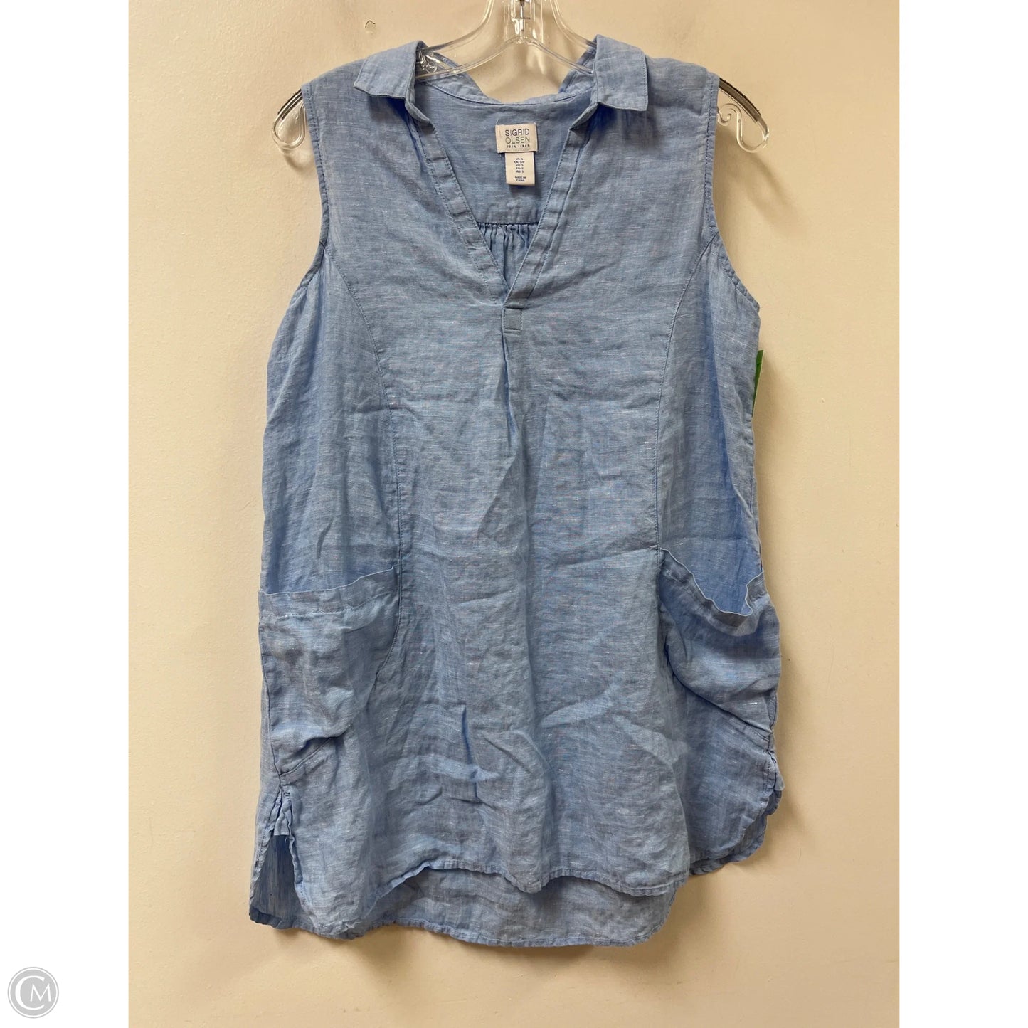 Dress Casual Short By Sigrid Olsen In Blue, Size: S