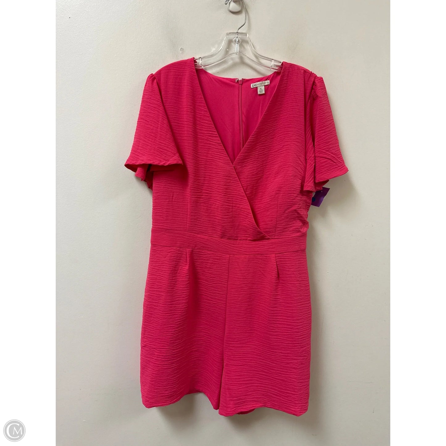 Romper By Cato In Pink, Size: Xl