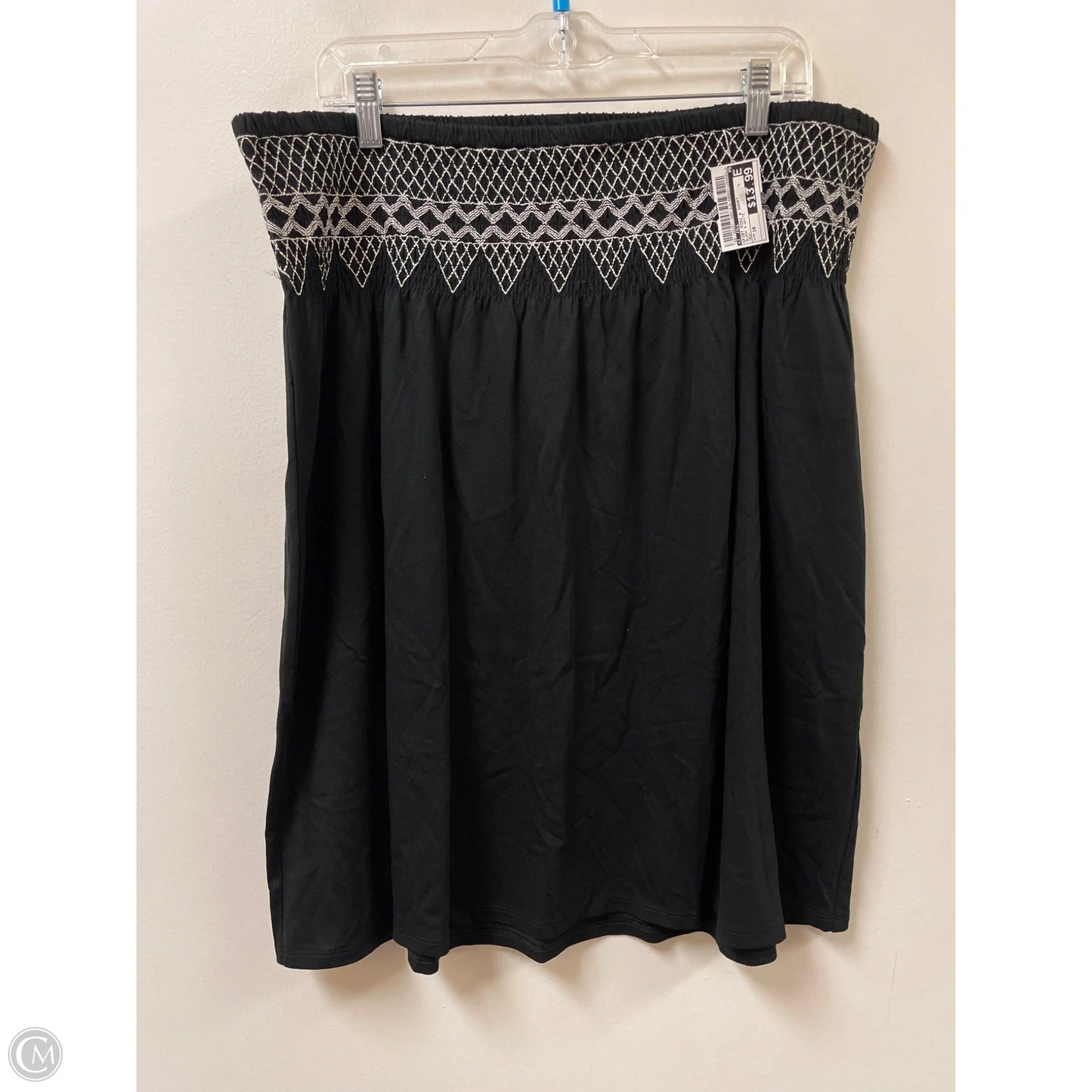 Skirt Mini & Short By J. Jill In Black & White, Size: 16