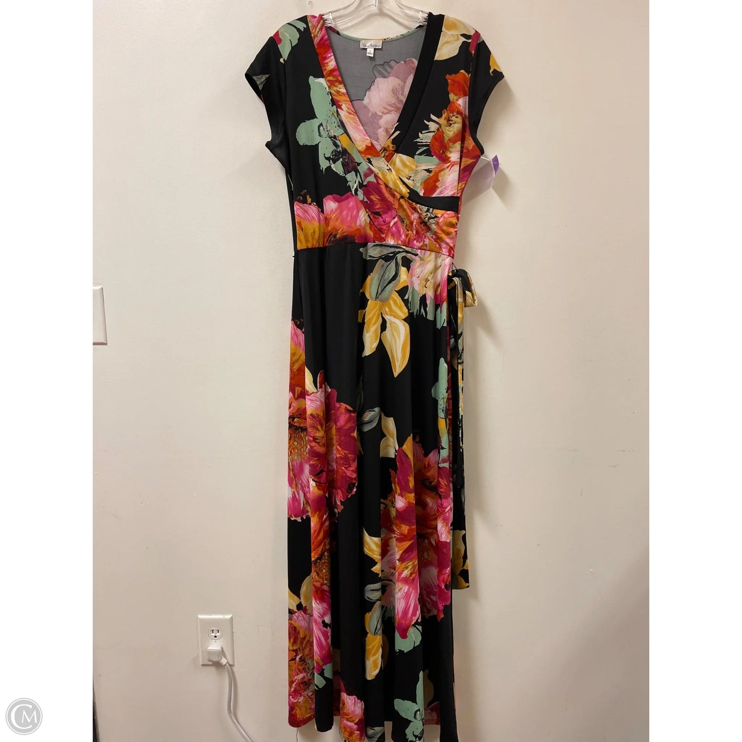 Dress Casual Maxi By Olivia Matthews In Floral Print, Size: L