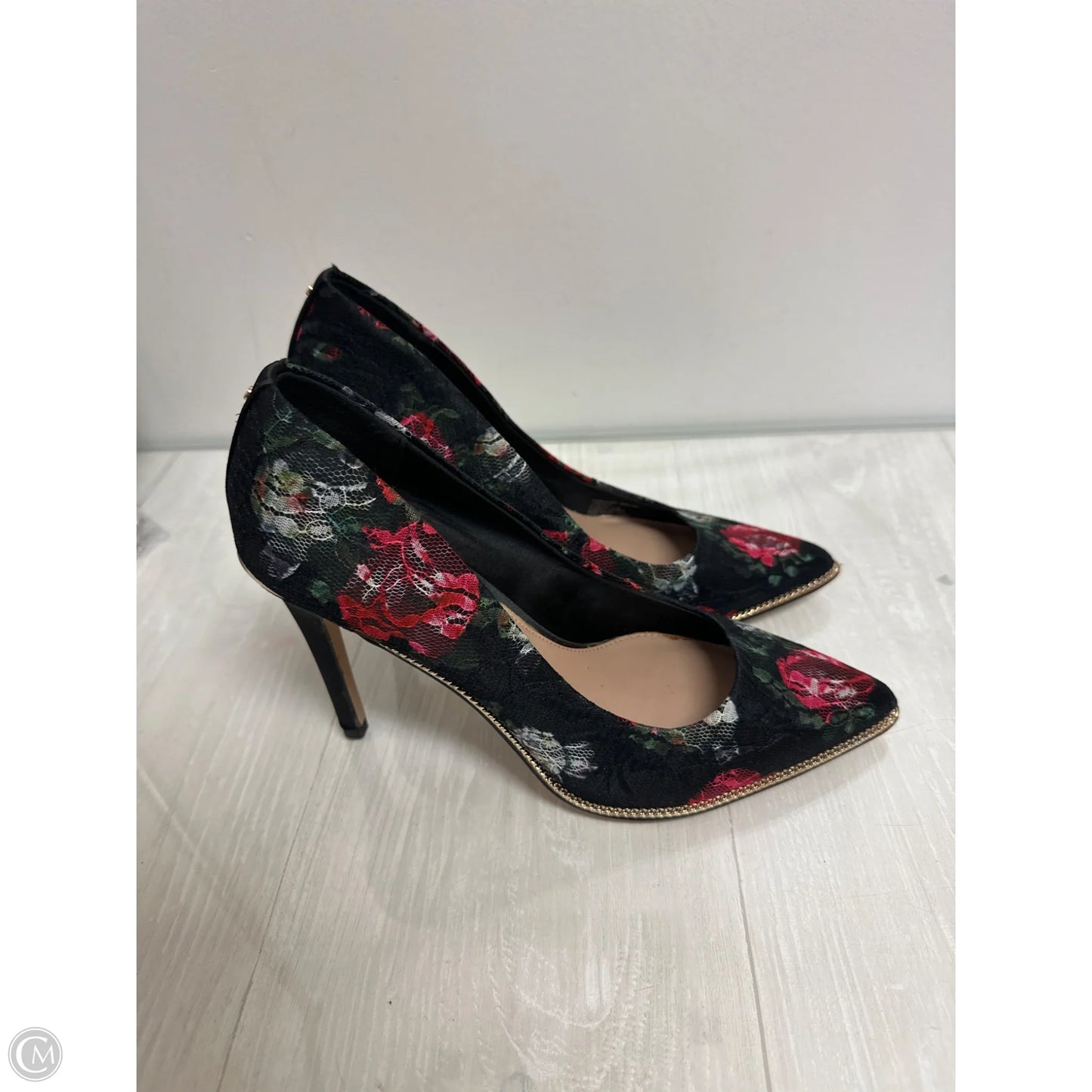Shoes Heels Stiletto By Bcbgeneration In Floral Print, Size: 10