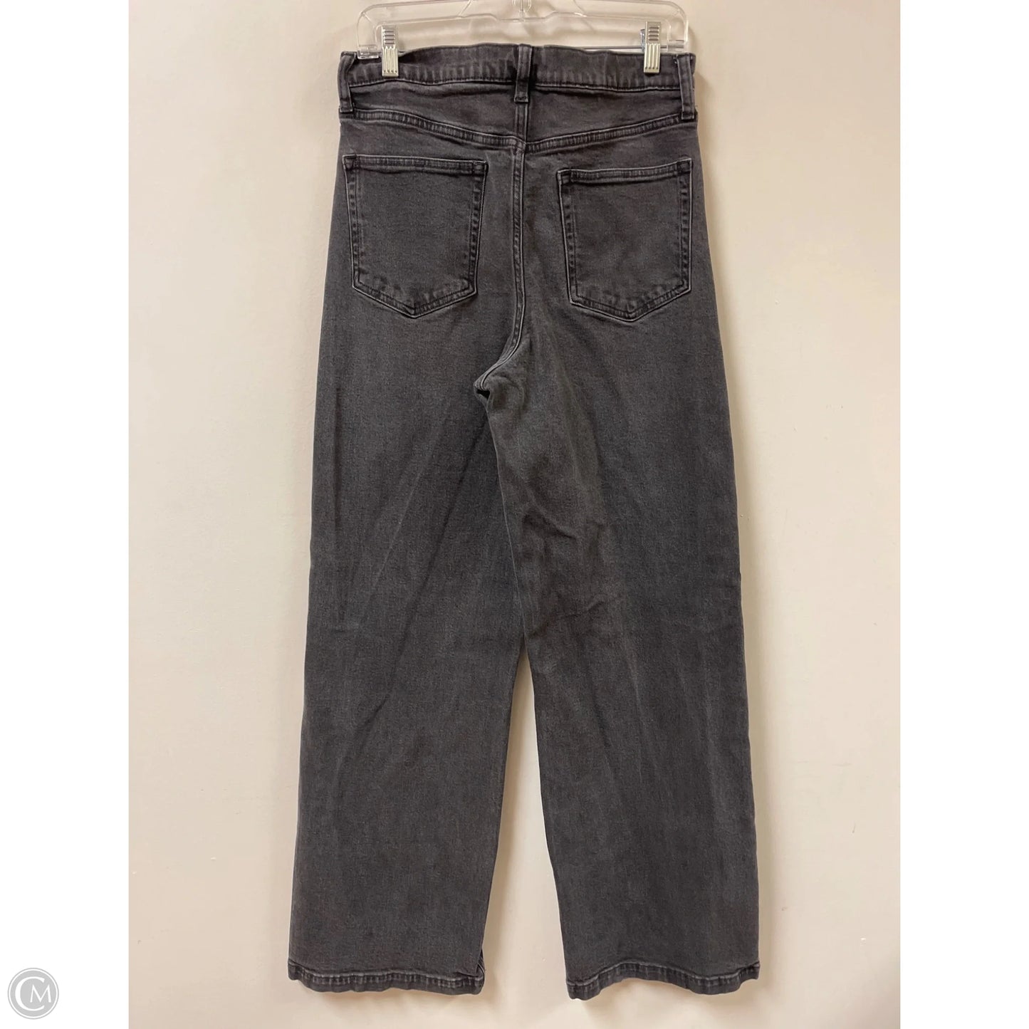 Jeans Wide Leg By Gap In Grey Denim, Size: 12