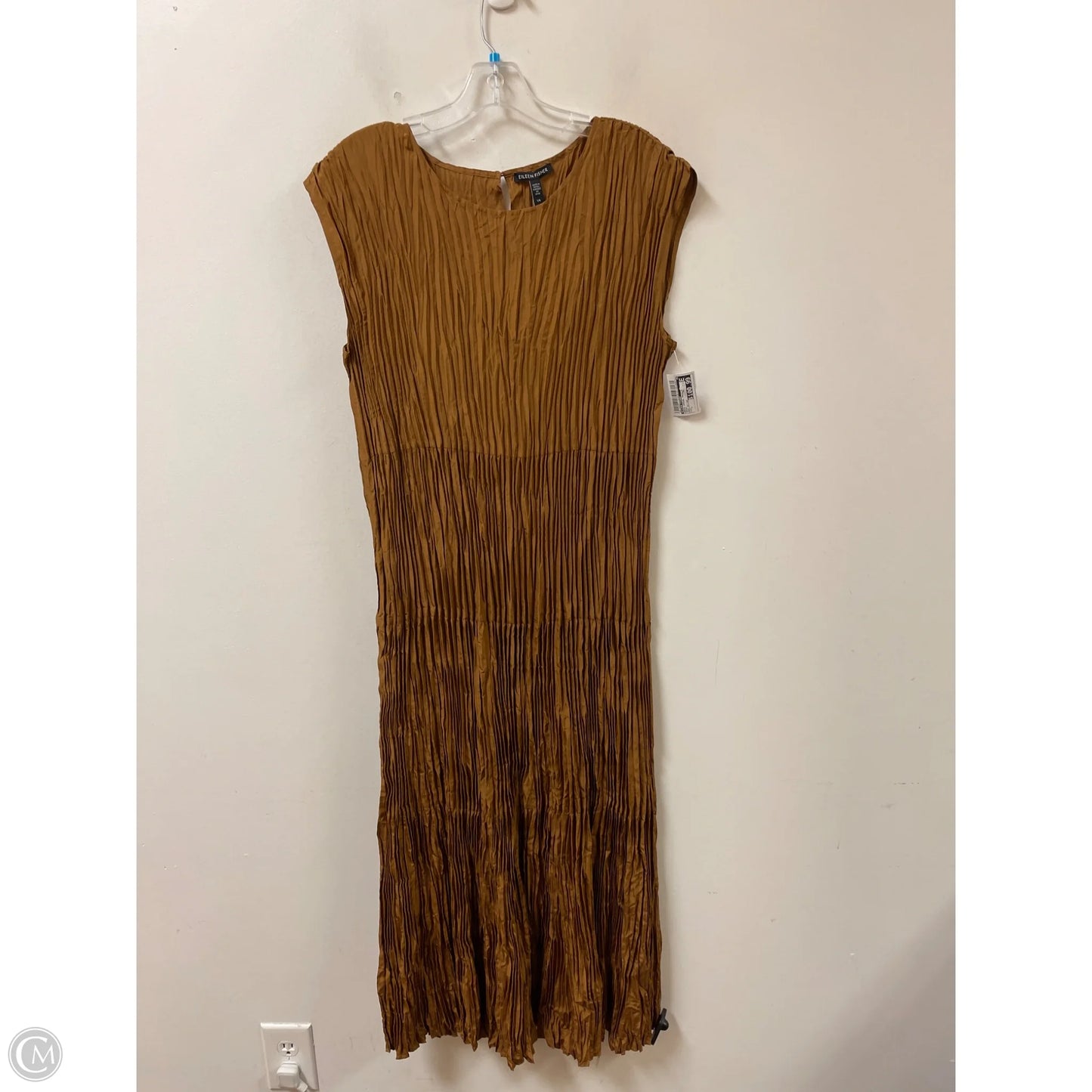 Dress Casual Maxi By Eileen Fisher In Brown, Size: L