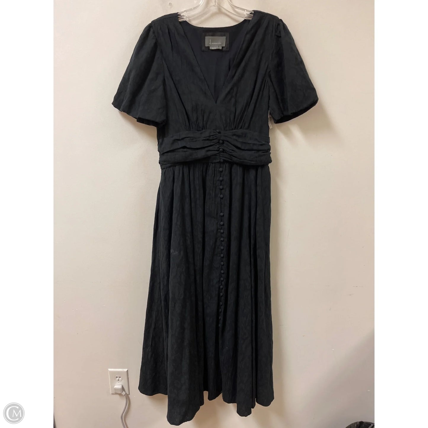 Dress Casual Maxi By Anthropologie In Black, Size: S