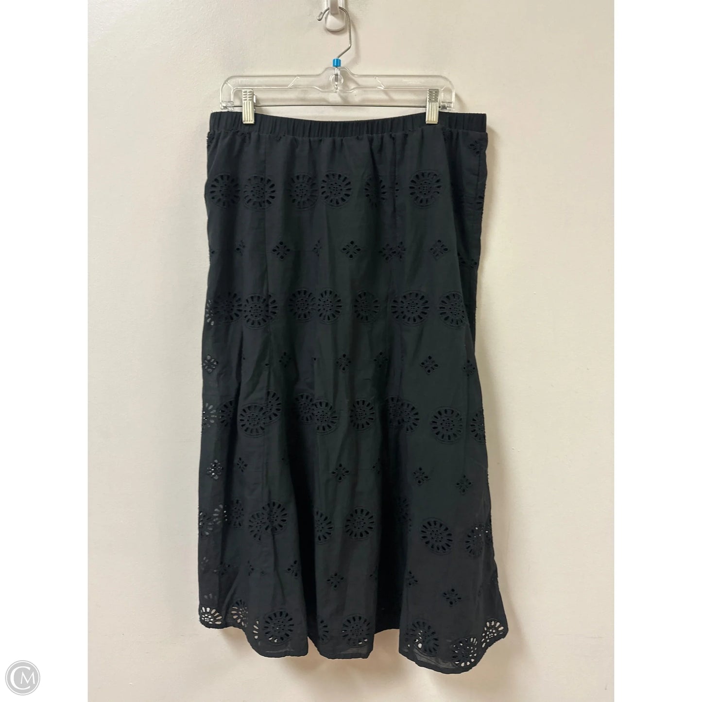 Skirt Maxi By Adiva In Black, Size: 16