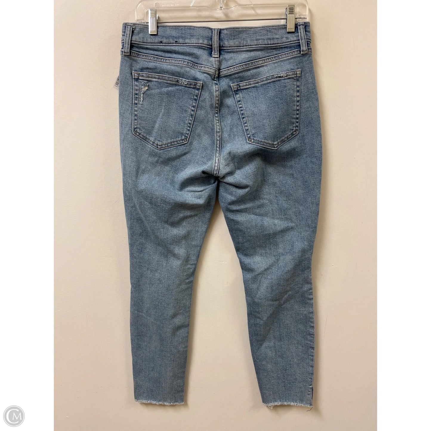 Jeans Skinny By Gap In Blue Denim, Size: 10