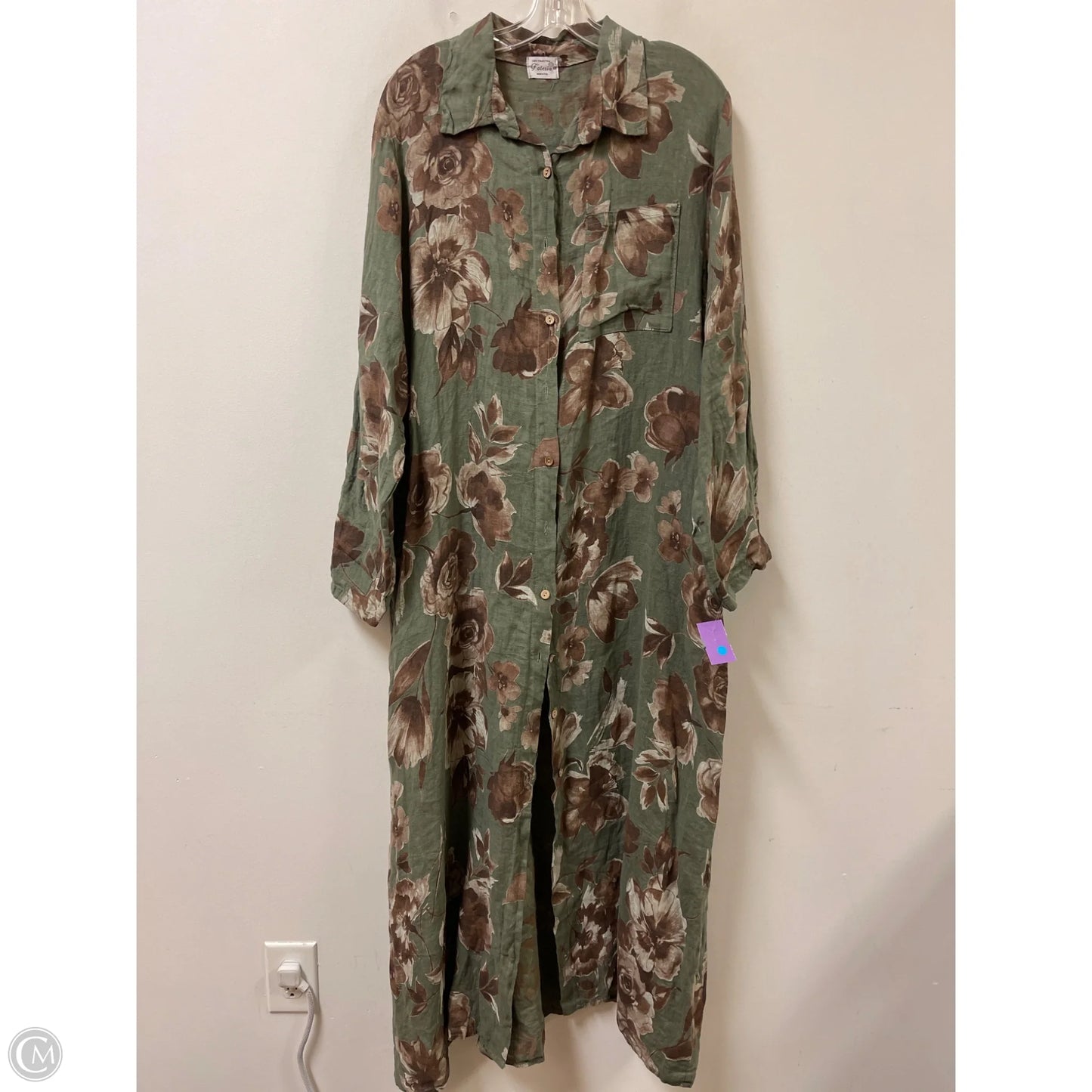 Dress Casual Maxi By Clothes Mentor In Green, Size: Xl