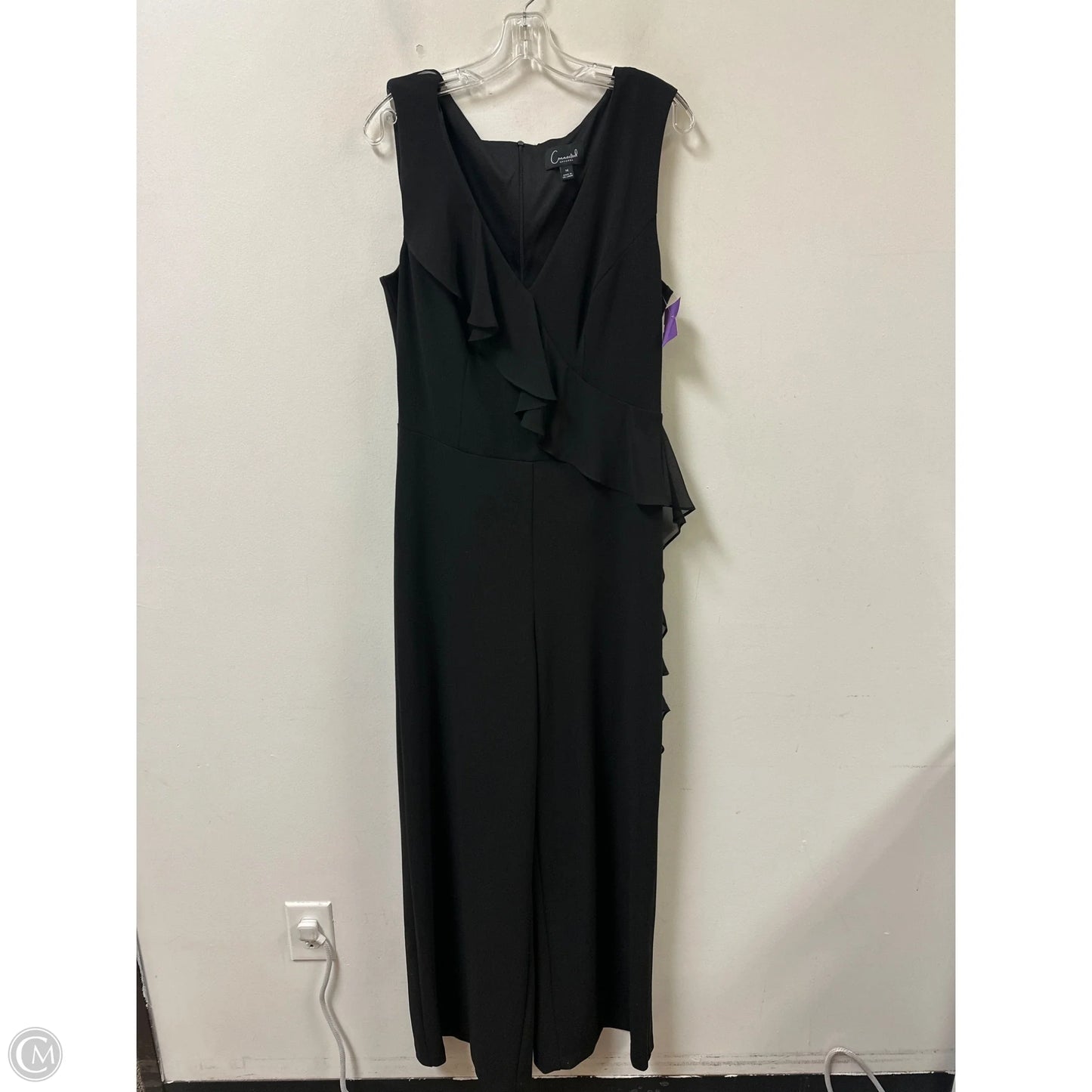 Jumpsuit By Connected Apparel In Black, Size: L