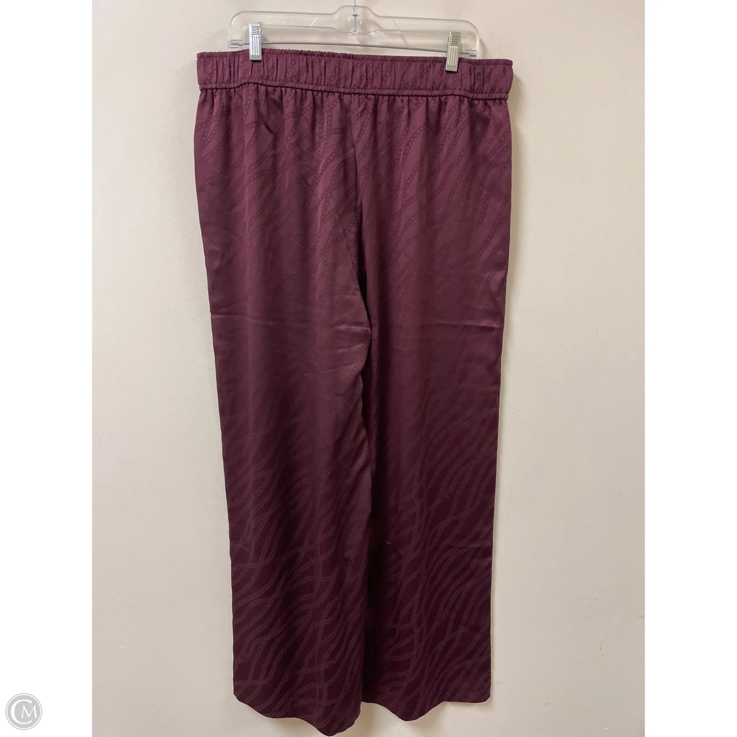 Pants Wide Leg By Michael By Michael Kors In Red, Size: 16