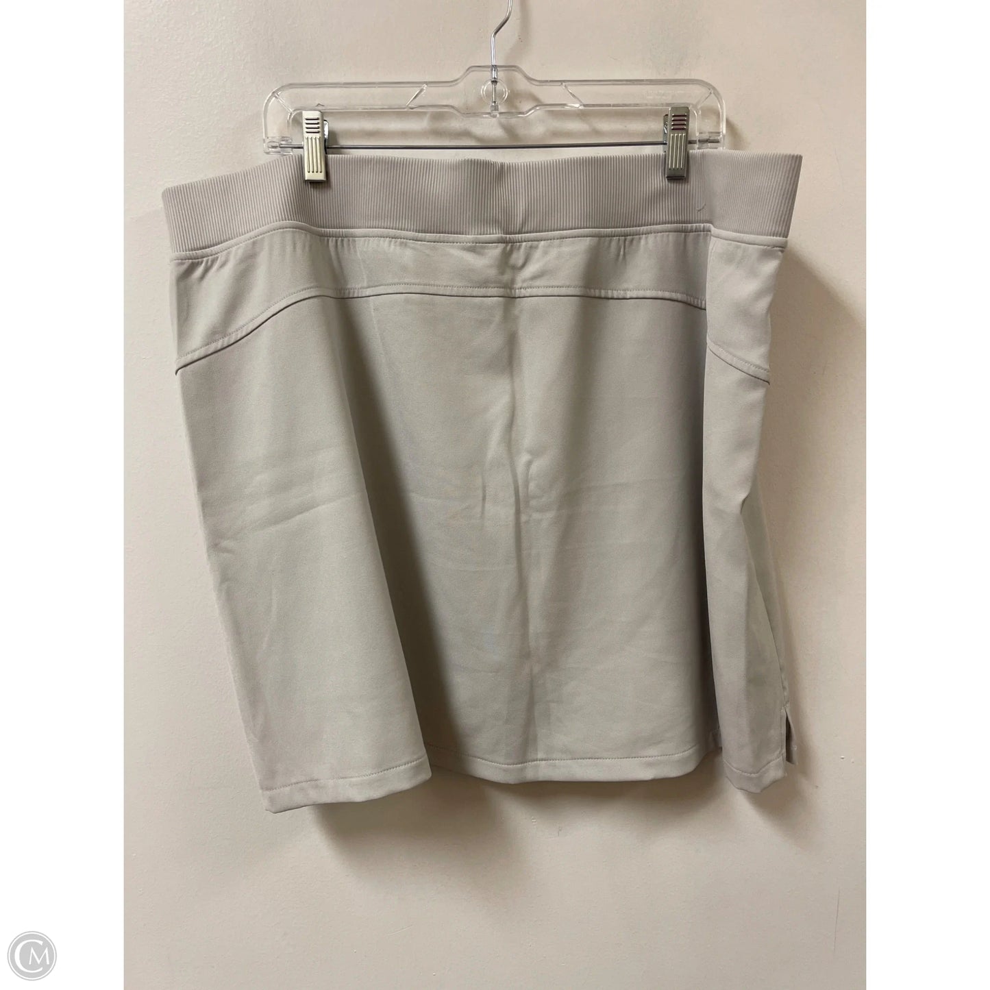 Athletic Skort By 32 Degrees In Cream, Size: 1x