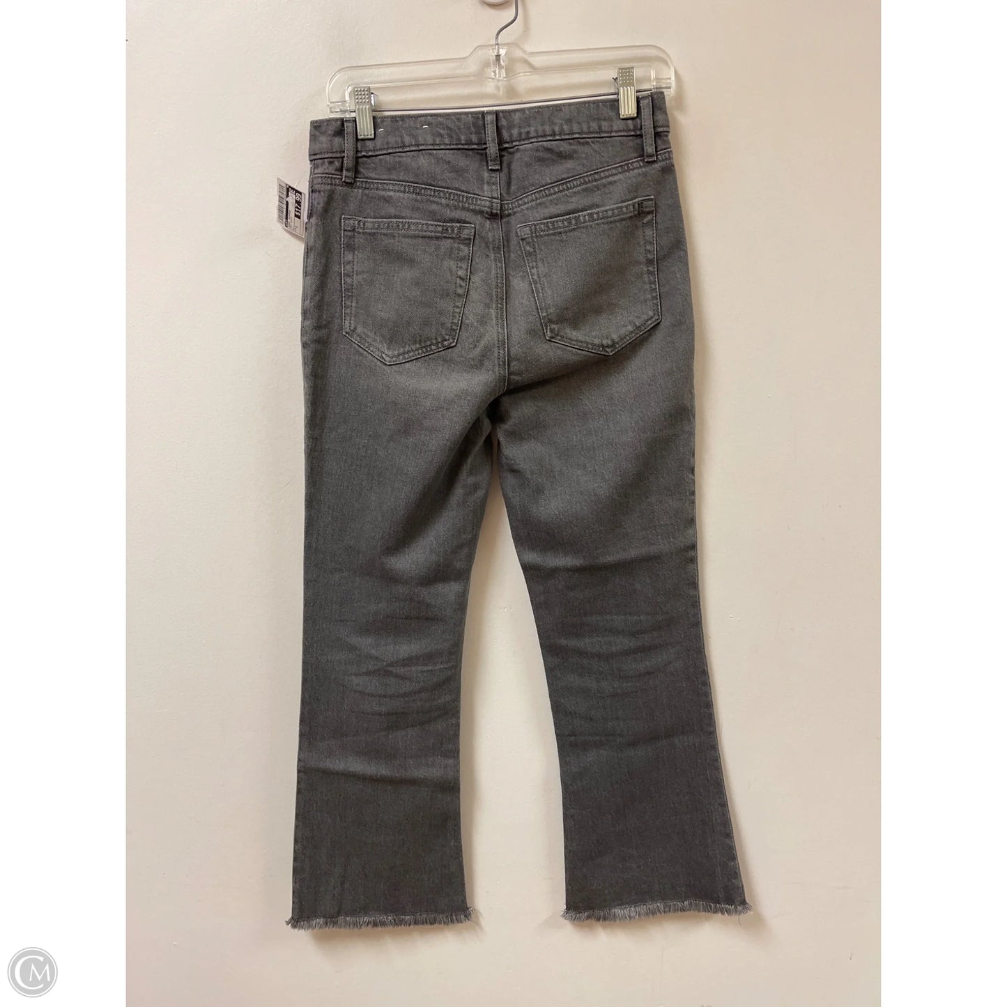 Jeans Cropped By Loft In Grey Denim, Size: 2