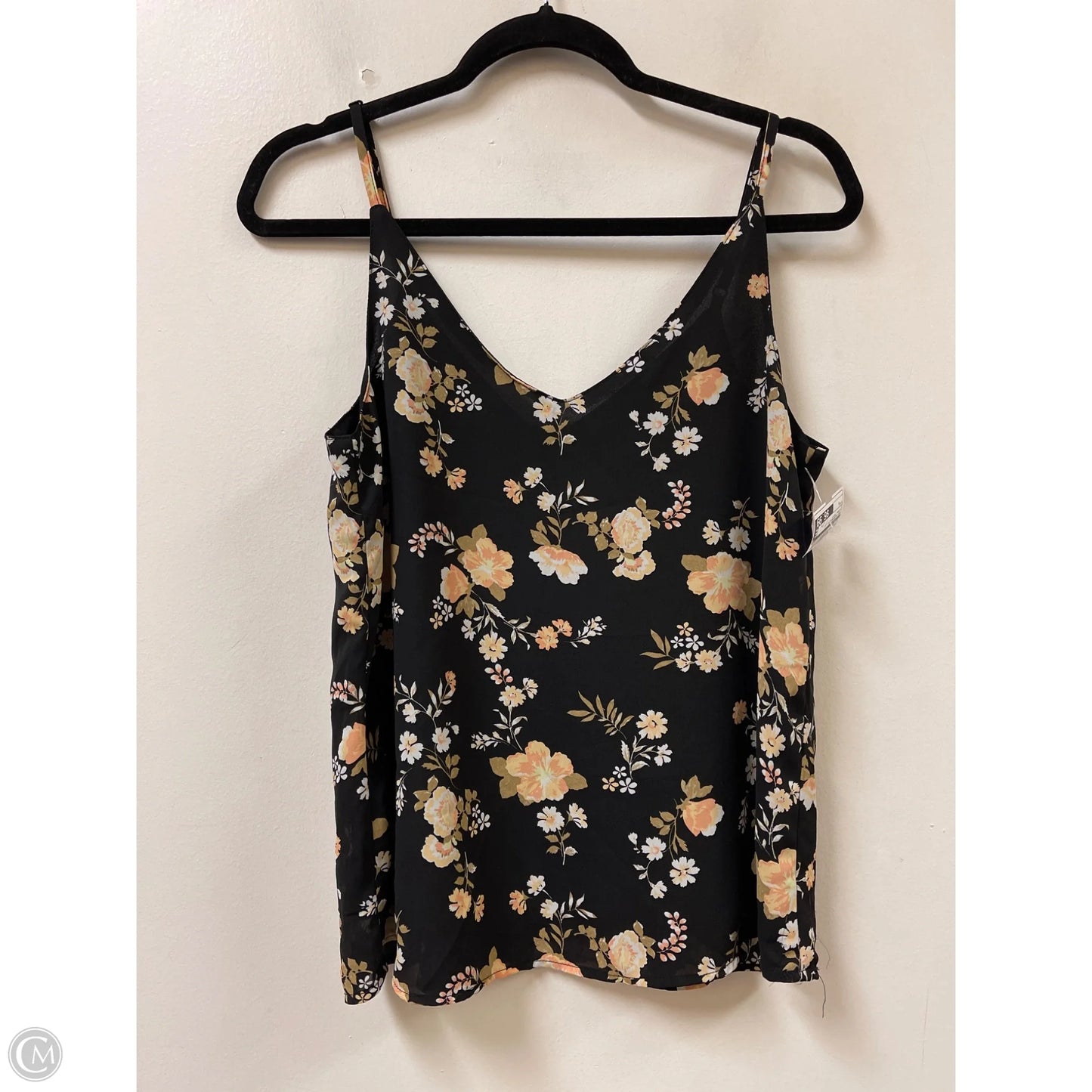 Top Sleeveless By Cotton On In Floral Print, Size: S