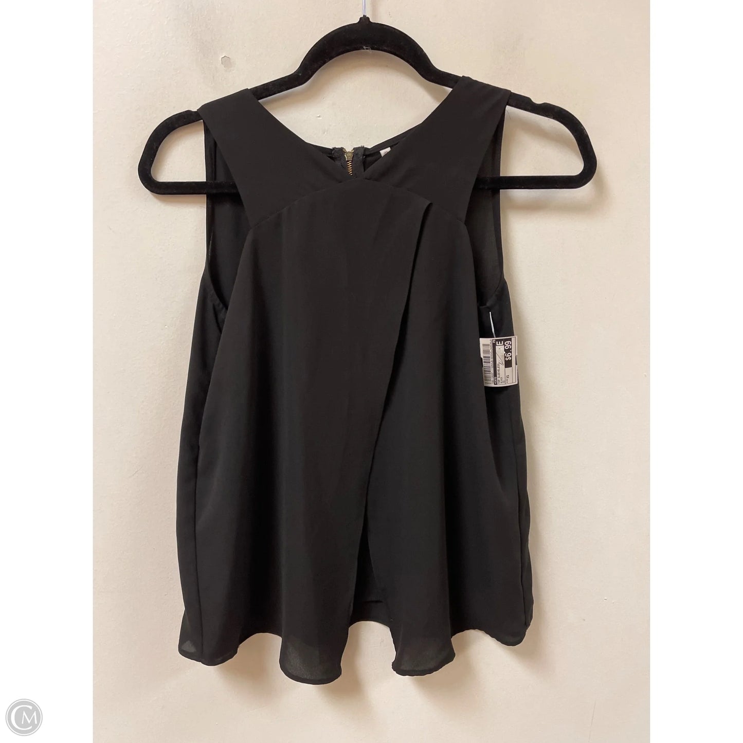 Top Sleeveless By Cato In Black, Size: Xs