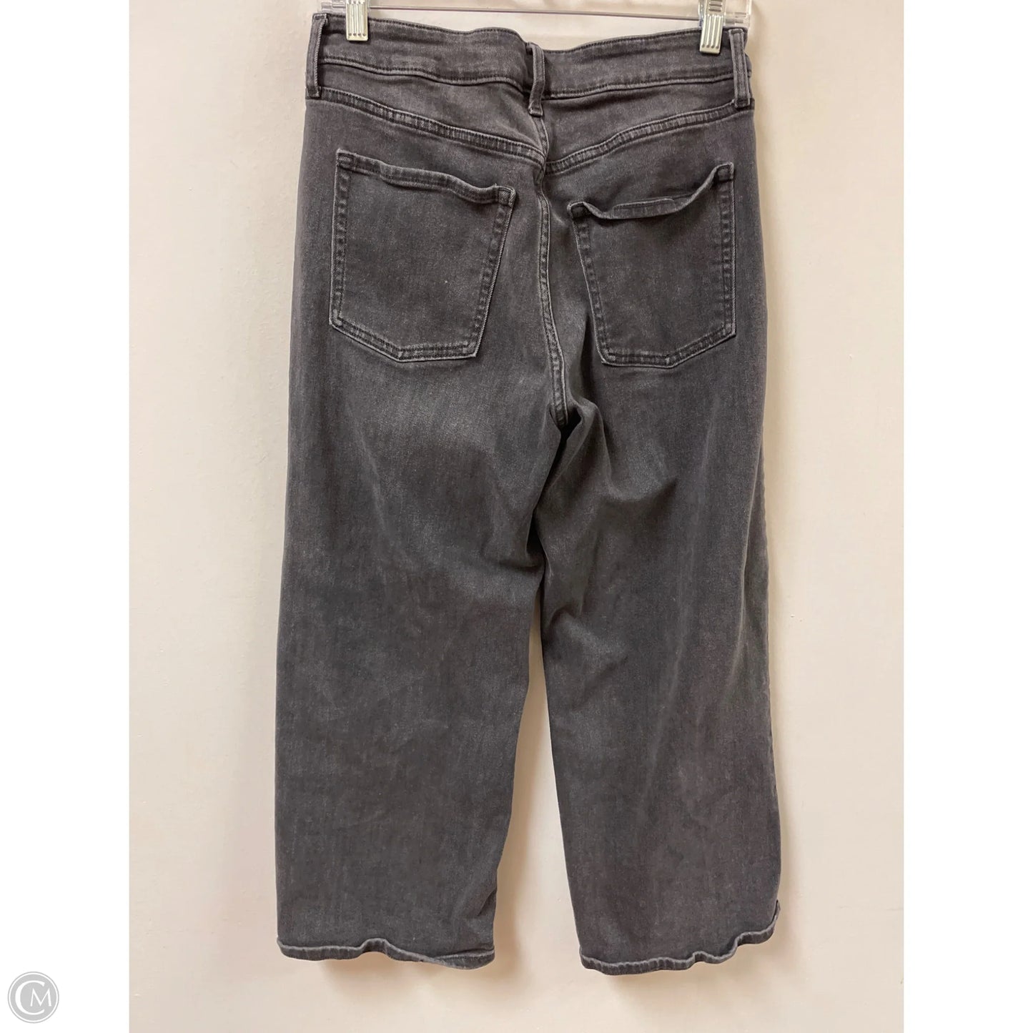Jeans Wide Leg By Old Navy In Grey Denim, Size: 8