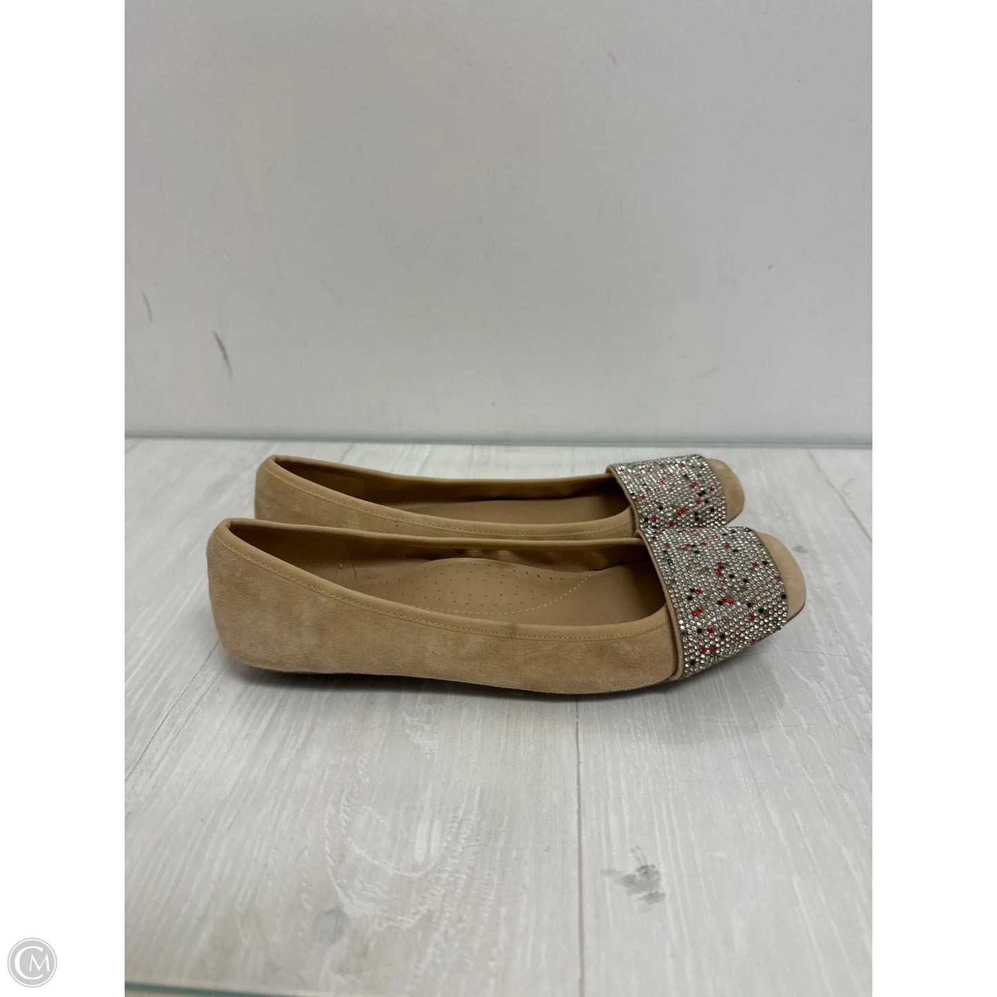 Shoes Flats By Vaneli In Cream, Size: 9