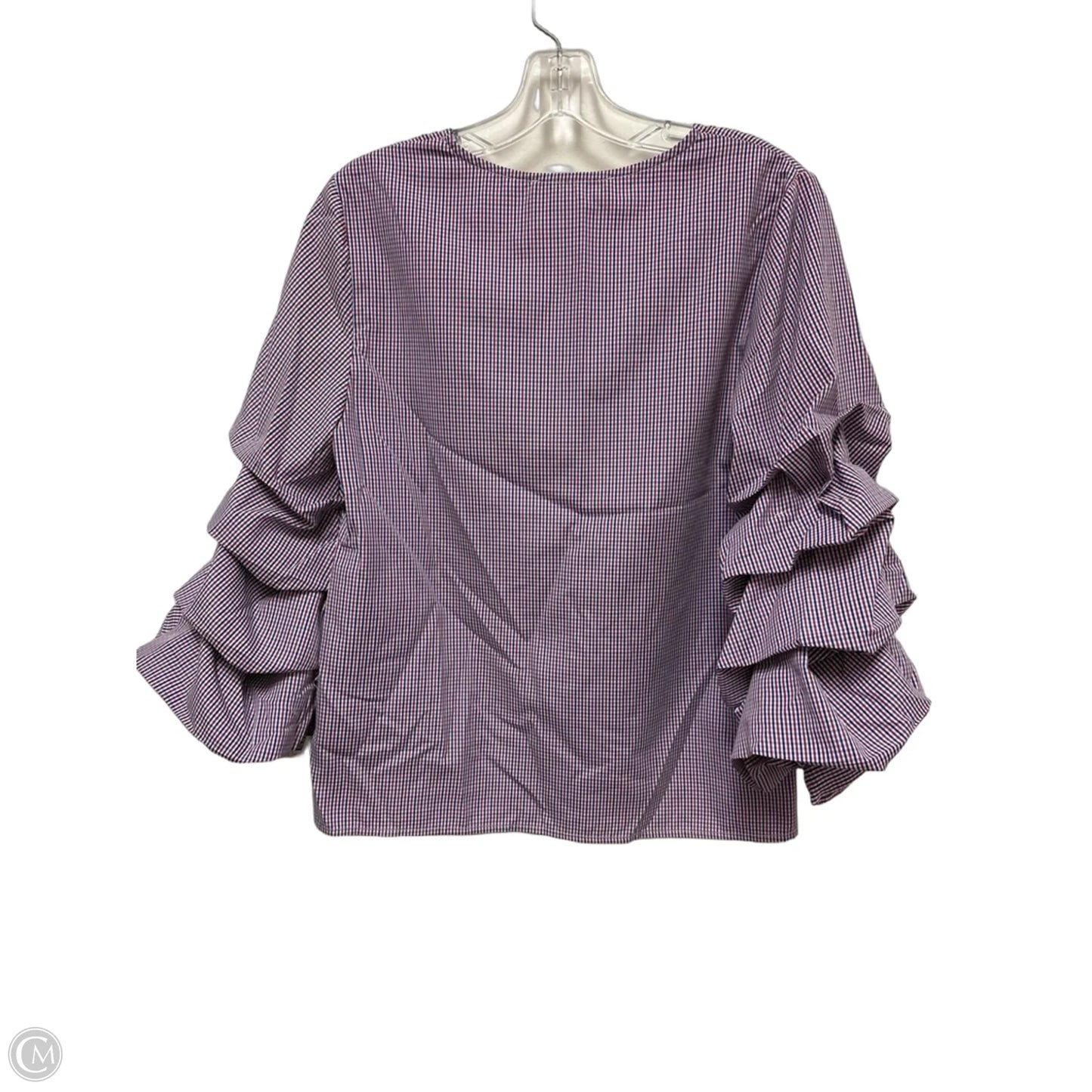 Top Long Sleeve By Sunday In Brooklyn In Blue & Red, Size: Xs