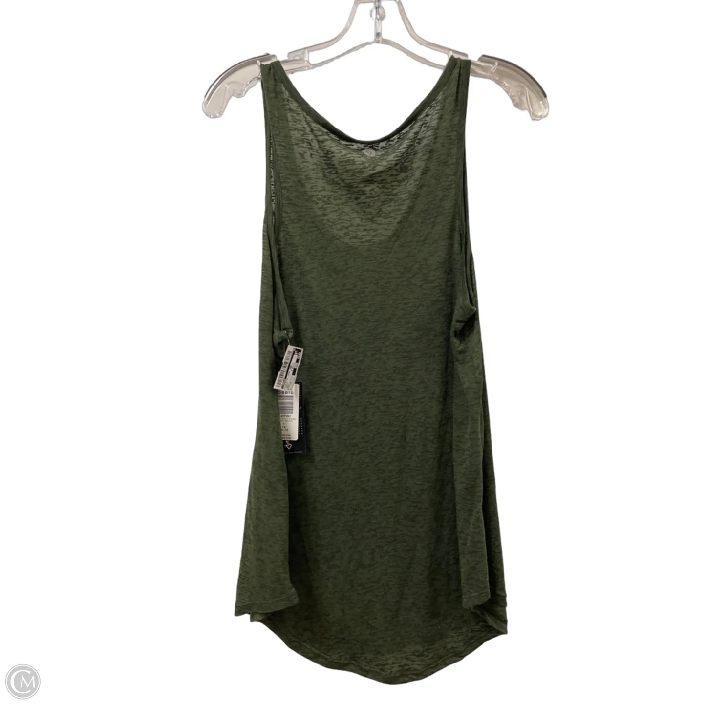 Athletic Tank Top By Torrid In Green, Size: 1x