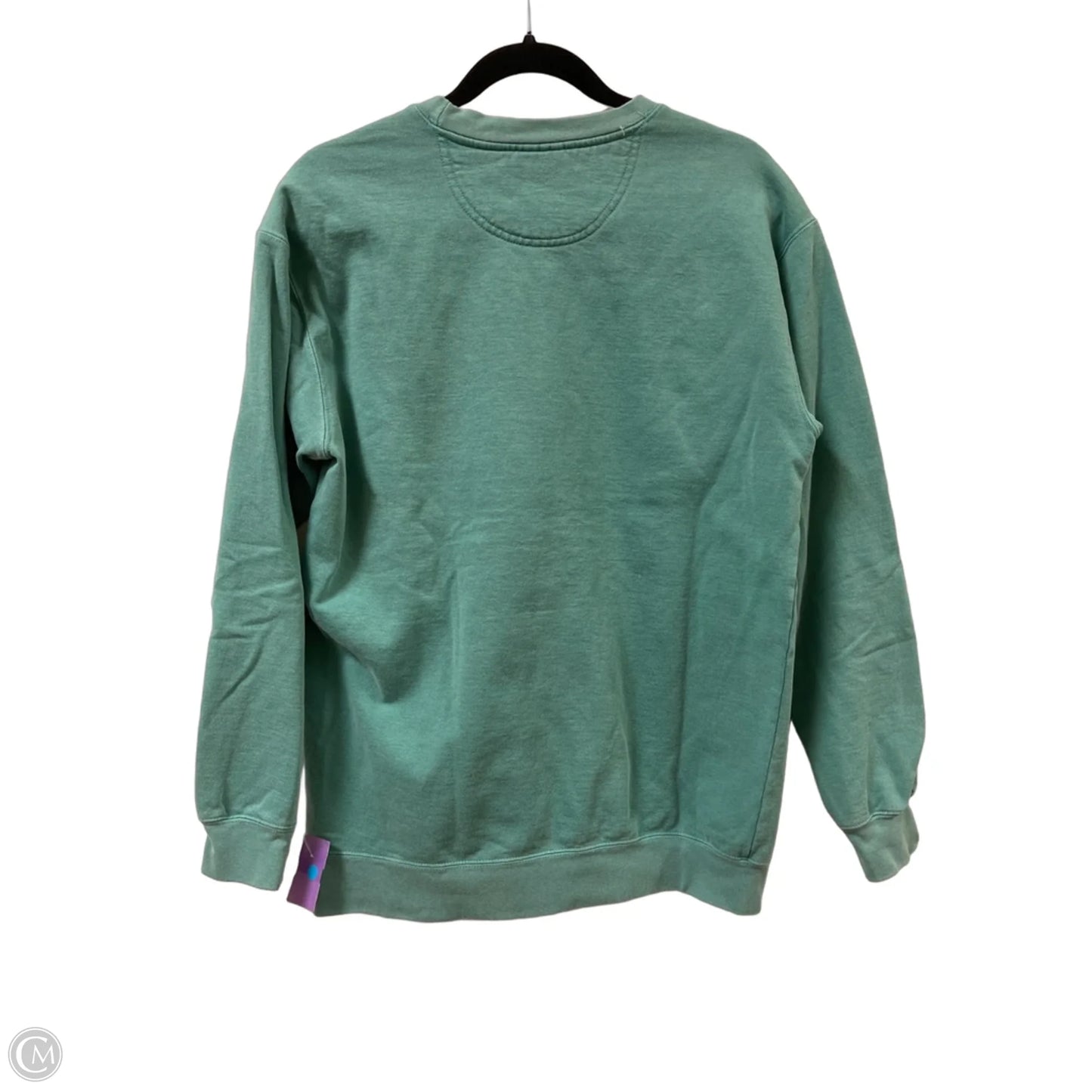 Sweatshirt Crewneck By Comfort Colors In Teal, Size: M