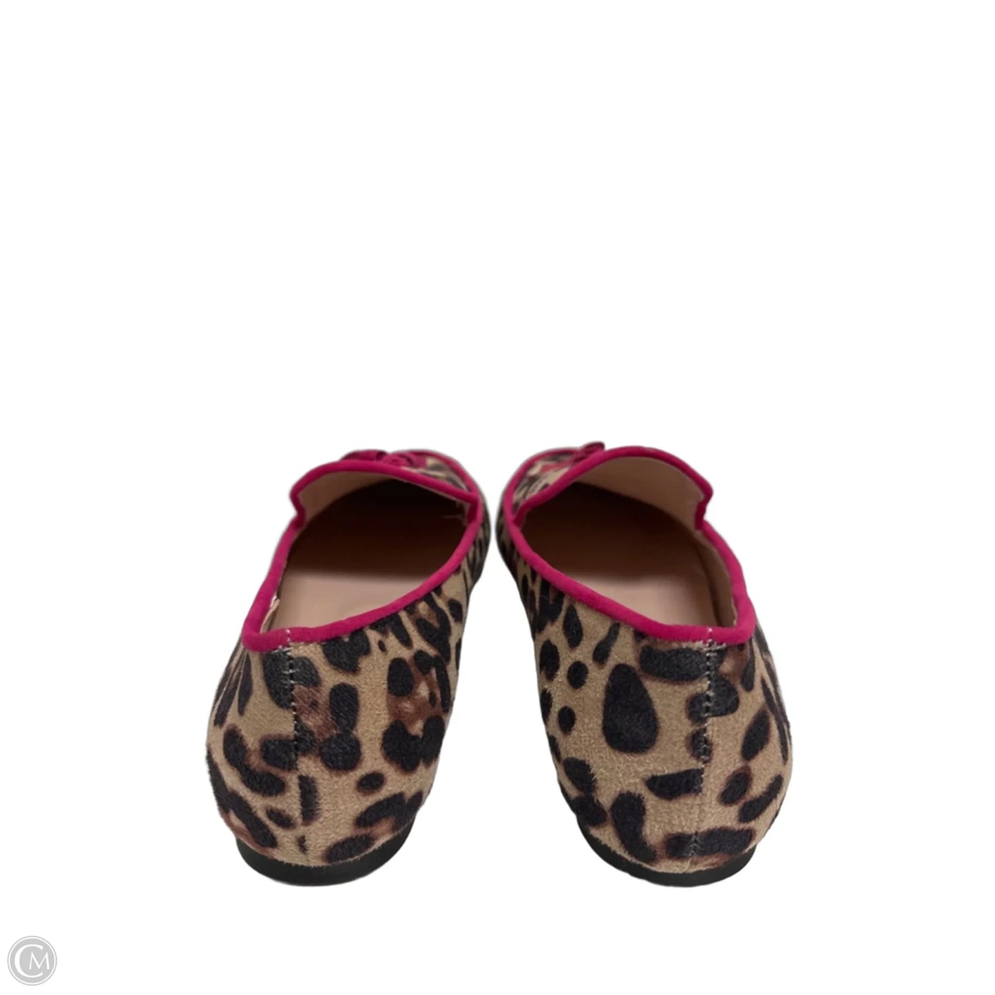 Shoes Flats By Clothes Mentor In Animal Print, Size: 7.5