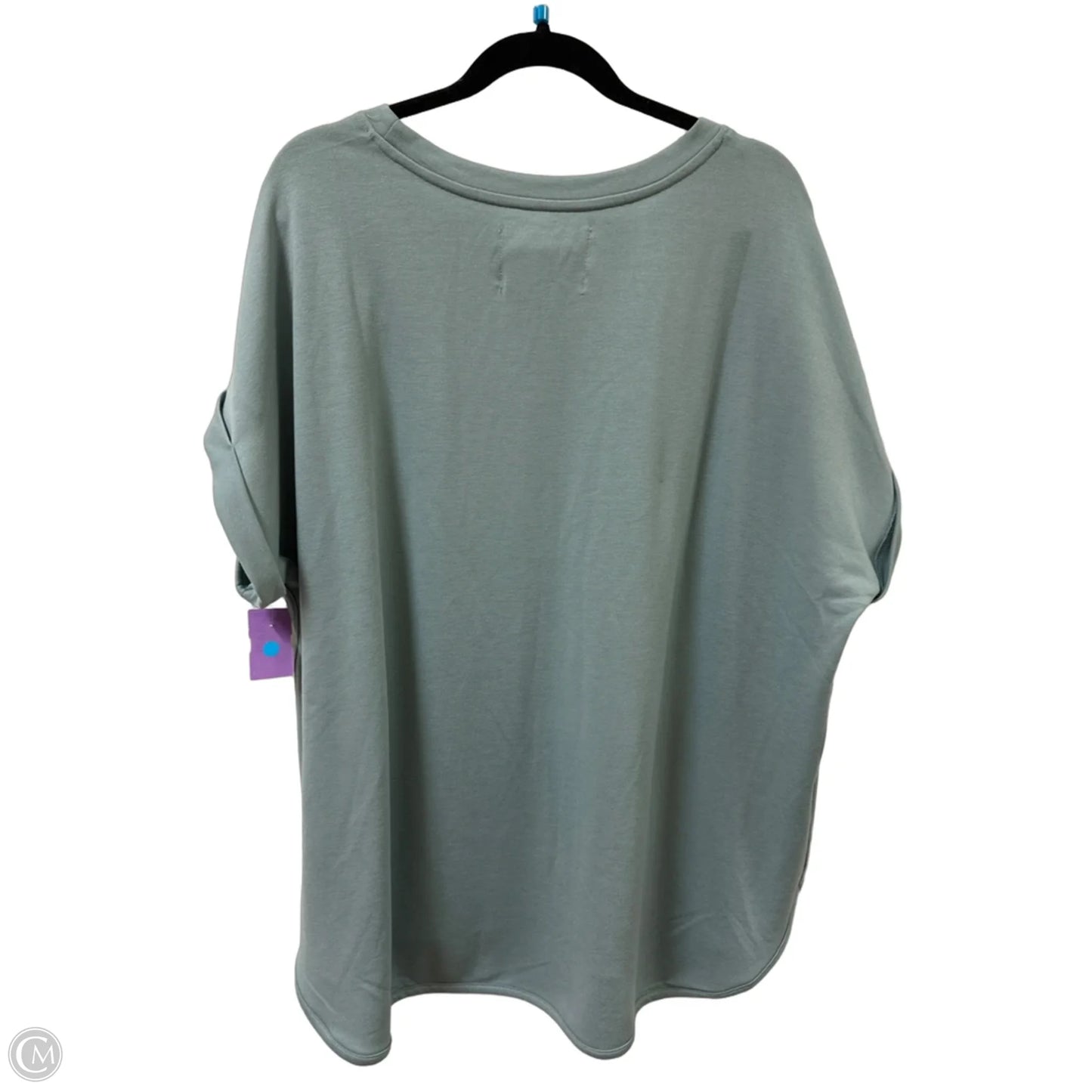 Top Short Sleeve By Cupio In Blue, Size: 1x