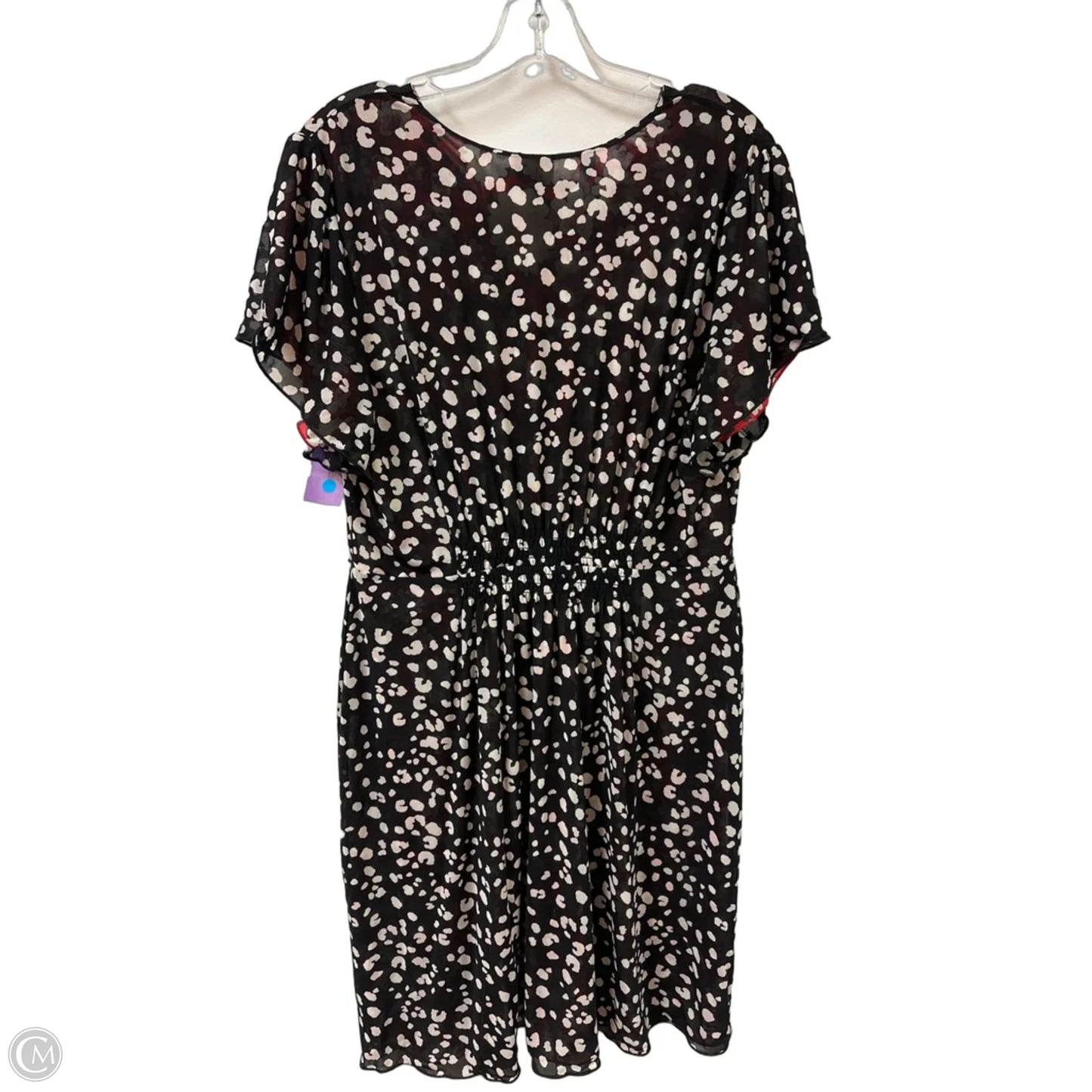 Dress Casual Short By Cabi In Black & Red, Size: L