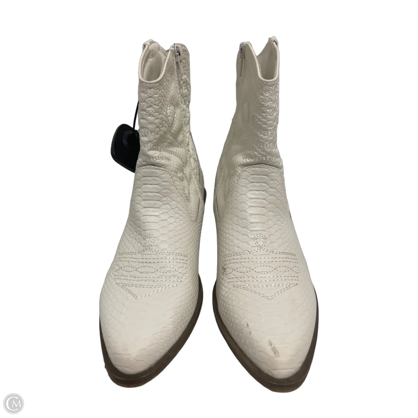 Boots Western By Clothes Mentor In White, Size: 8.5