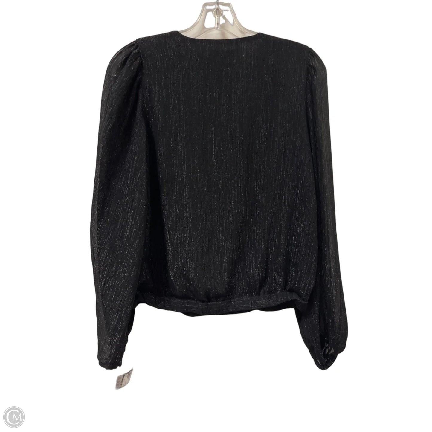 Top Long Sleeve By Banana Republic In Black, Size: S