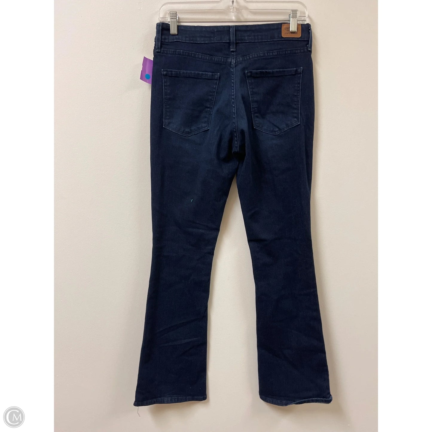Jeans Boot Cut By Levis Signature In Blue Denim, Size: 8
