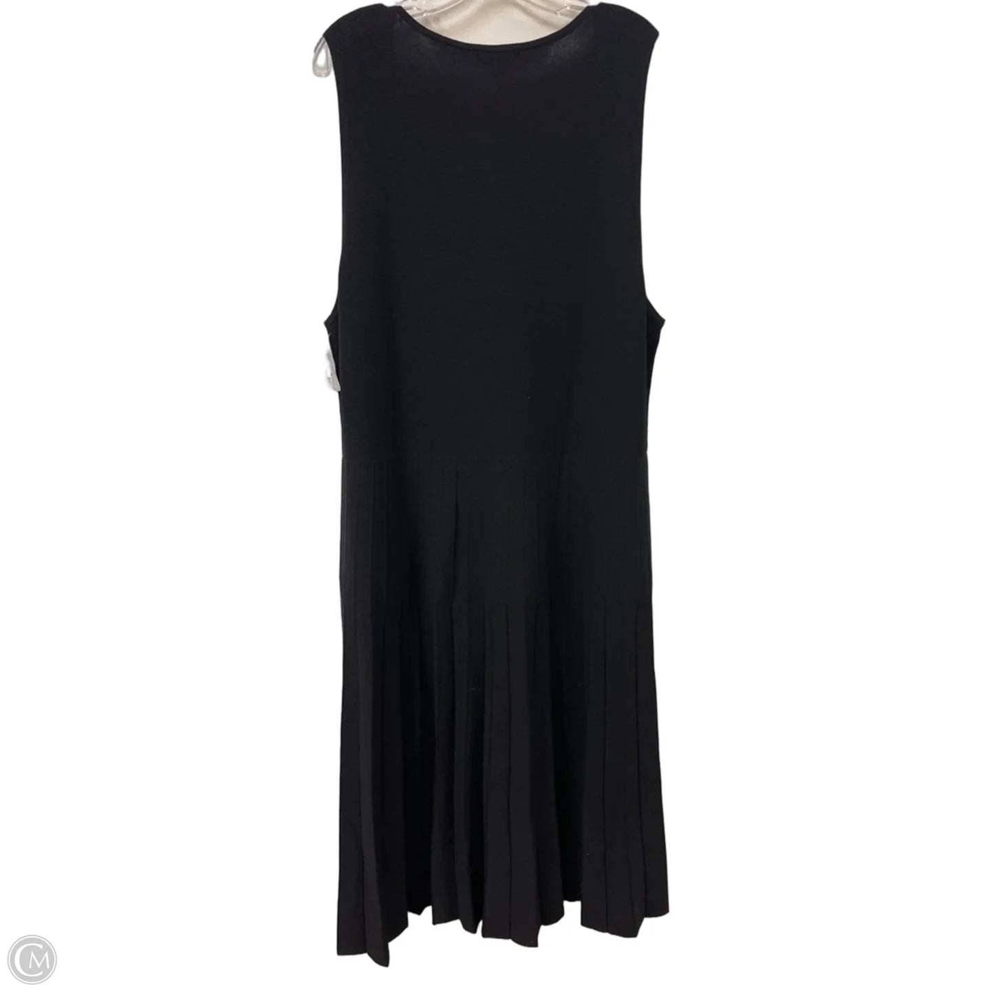 Dress Casual Midi By Clothes Mentor In Black, Size: 2x