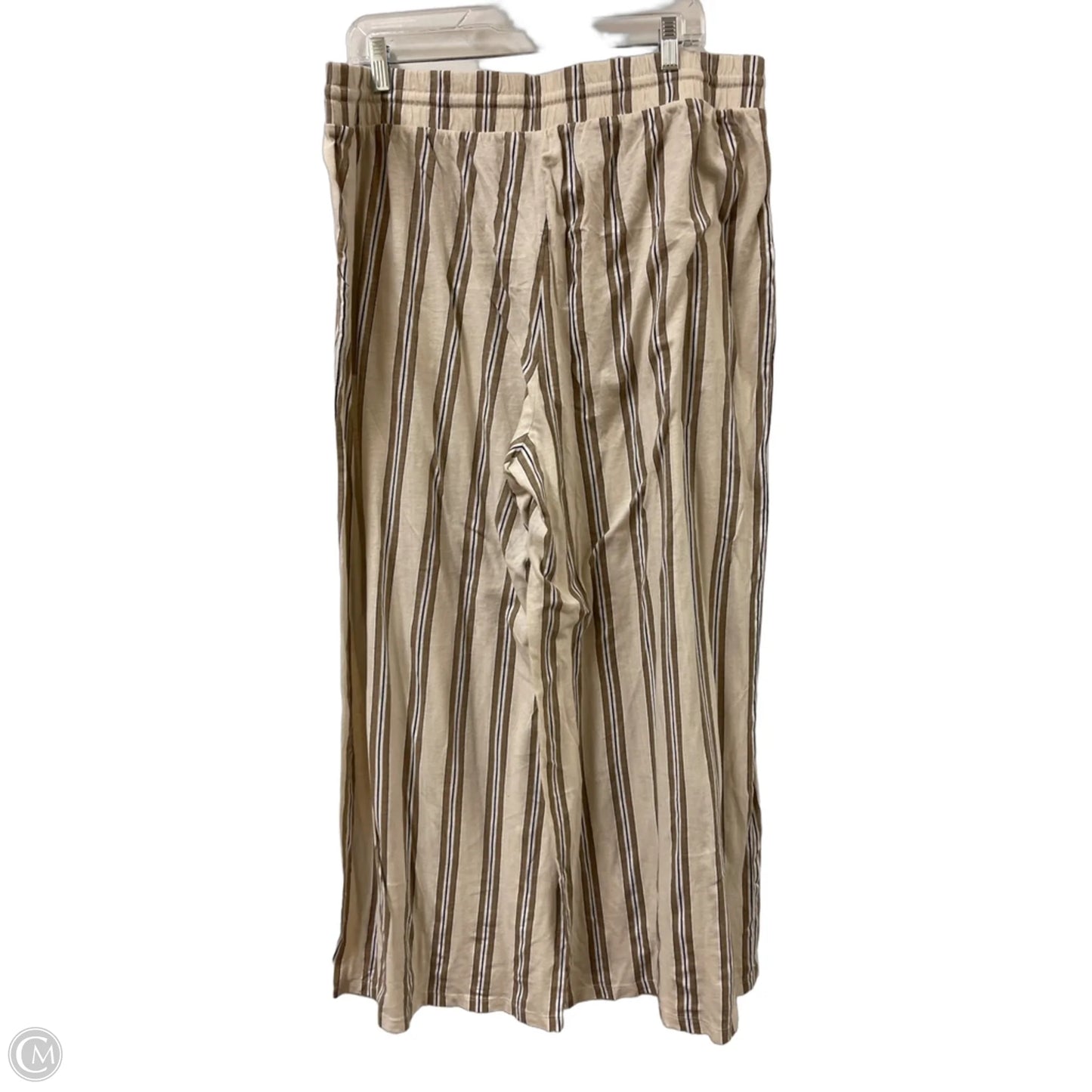 Pants Wide Leg By American Eagle In Striped Pattern, Size: 16