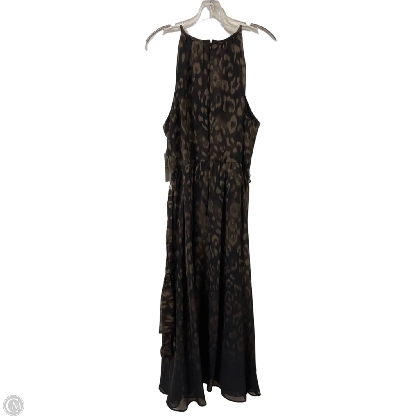 Dress Casual Maxi By Dkny In Animal Print, Size: L