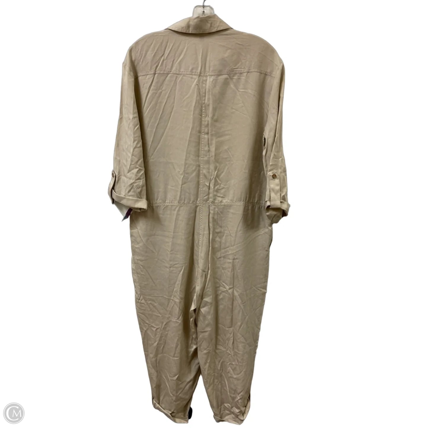 Jumpsuit By Banana Republic In Cream, Size: Lp