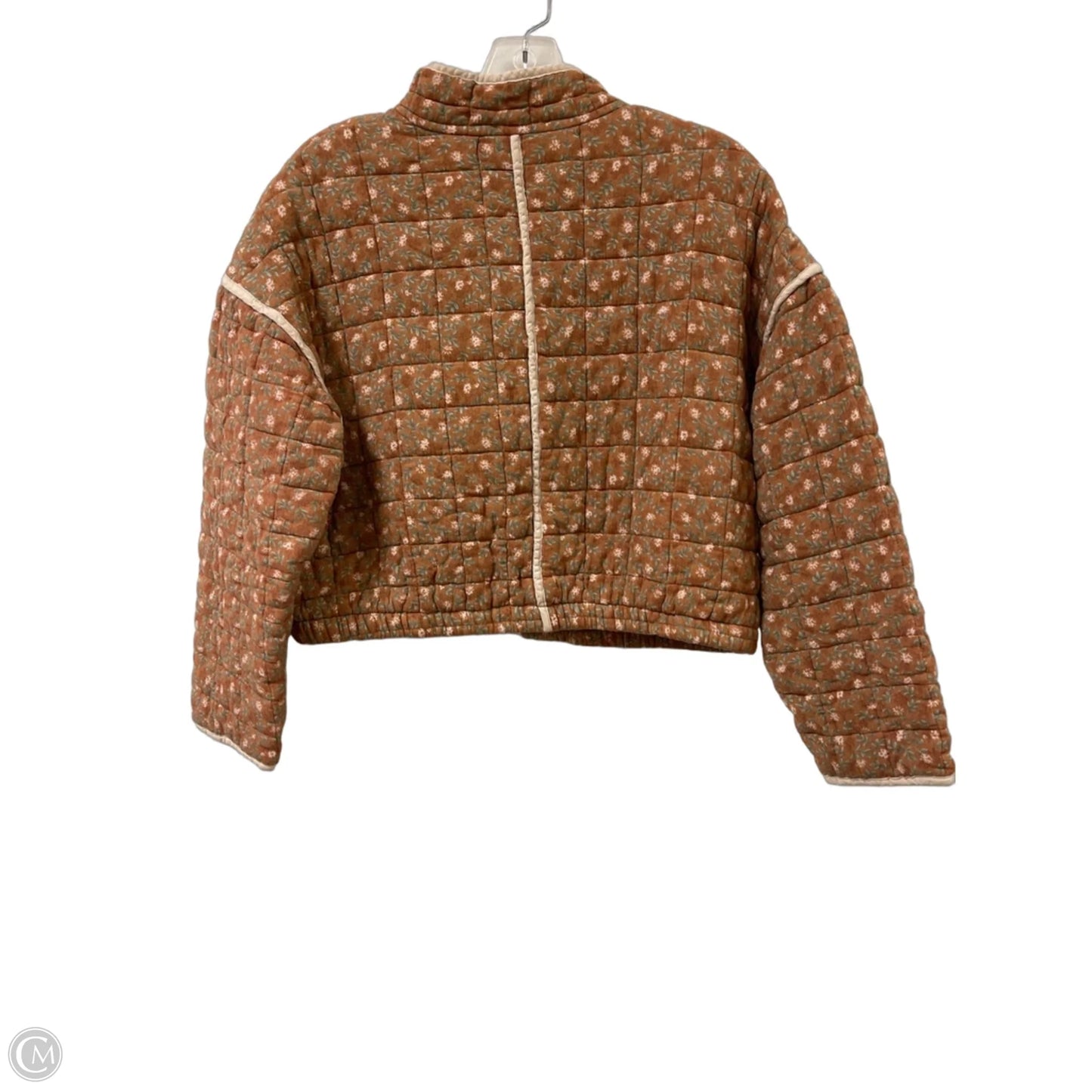 Jacket Puffer & Quilted By Urban Daizy In Brown, Size: L