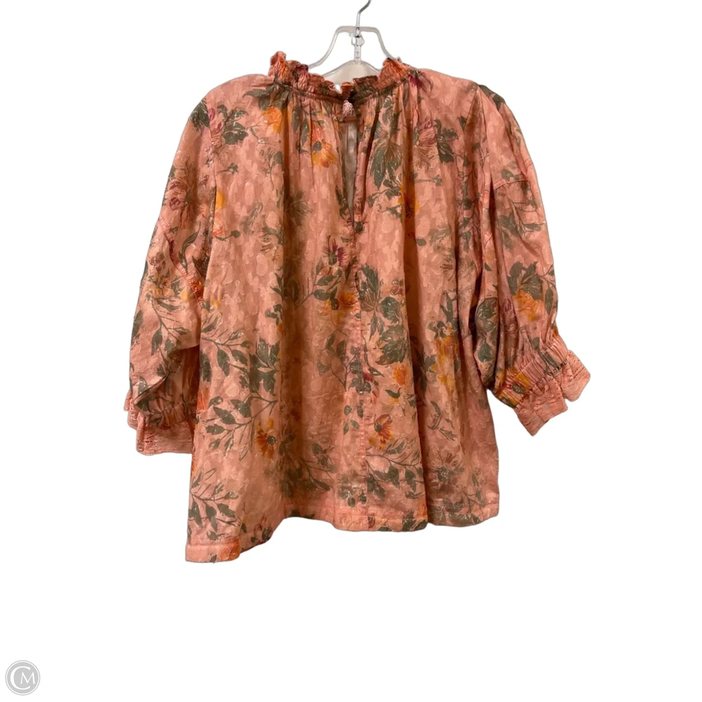 Top Long Sleeve By Pilcro In Pink, Size: Xl