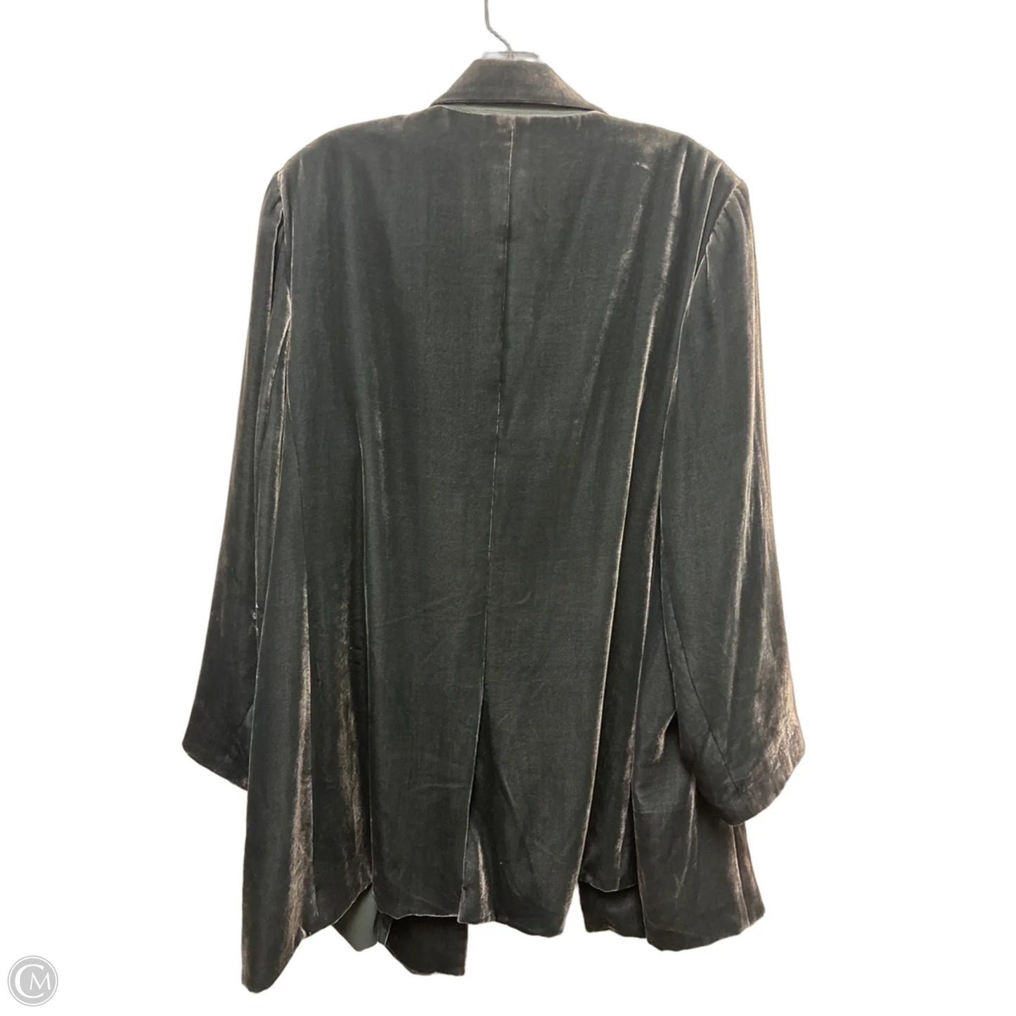 Blazer Designer By Lafayette 148 In Green, Size: Xl