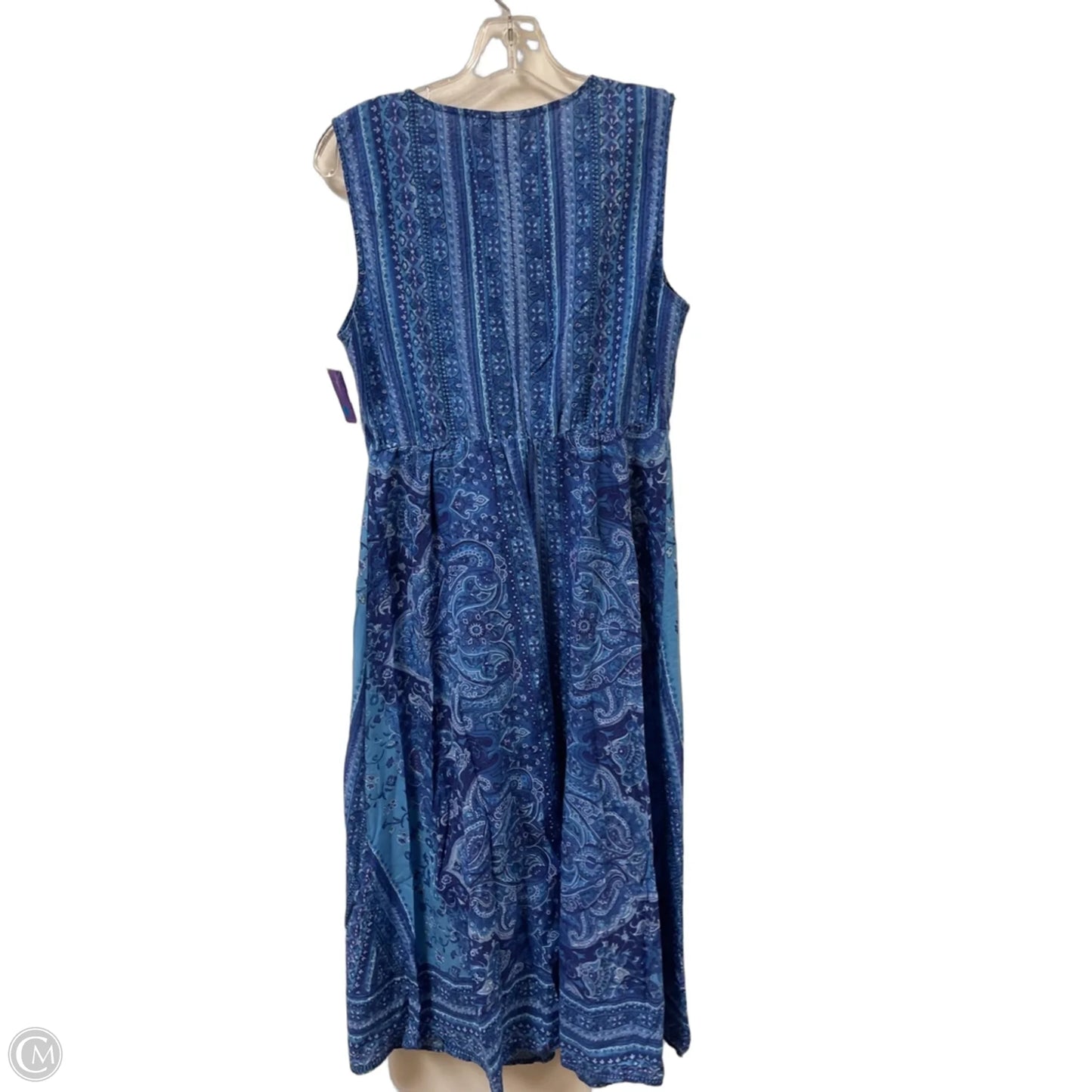 Dress Casual Maxi By Appleseeds In Blue, Size: Mp