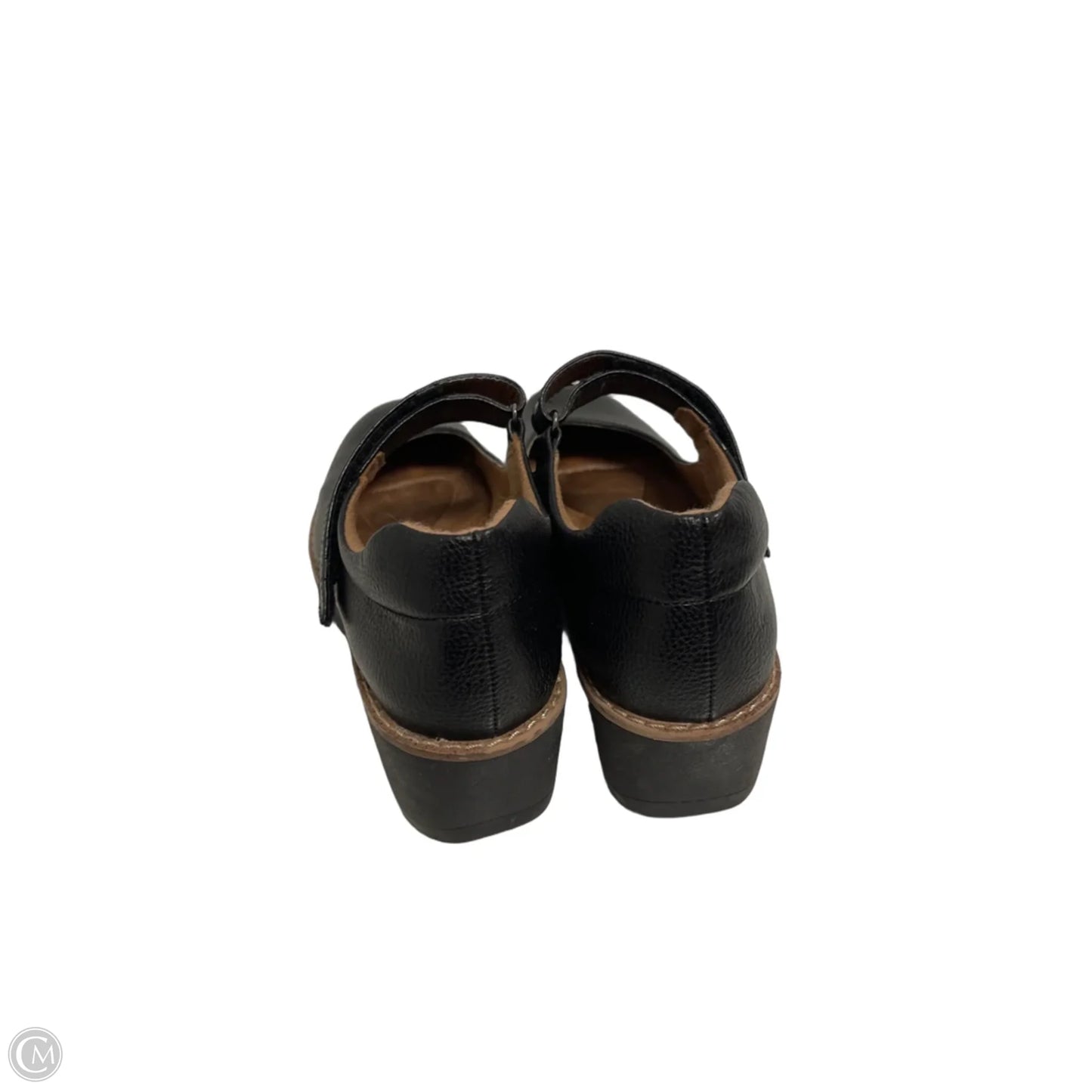 Shoes Heels Wedge By Sofft In Black, Size: 6.5