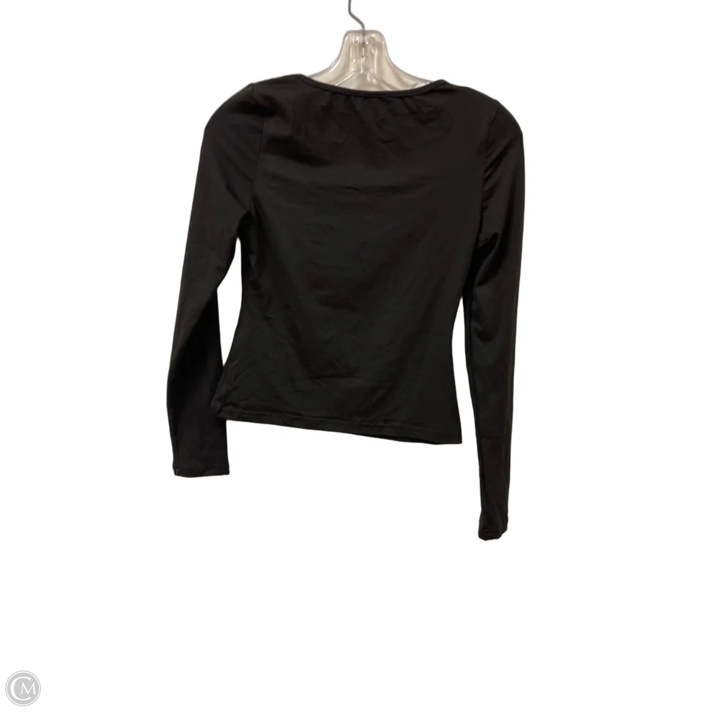 Top Long Sleeve By Shein In Black, Size: S