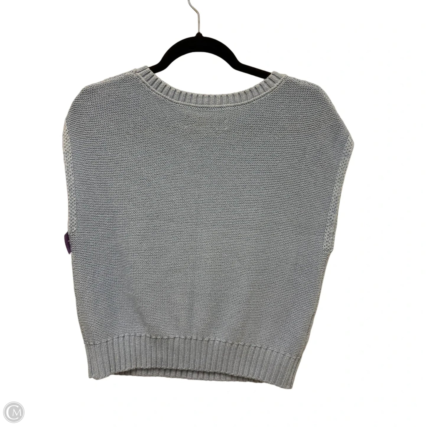 Sweater Short Sleeve By Loft In Blue, Size: Xs