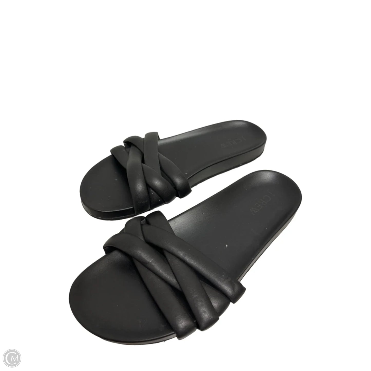 Sandals Flats By J. Crew In Black, Size: 8.5