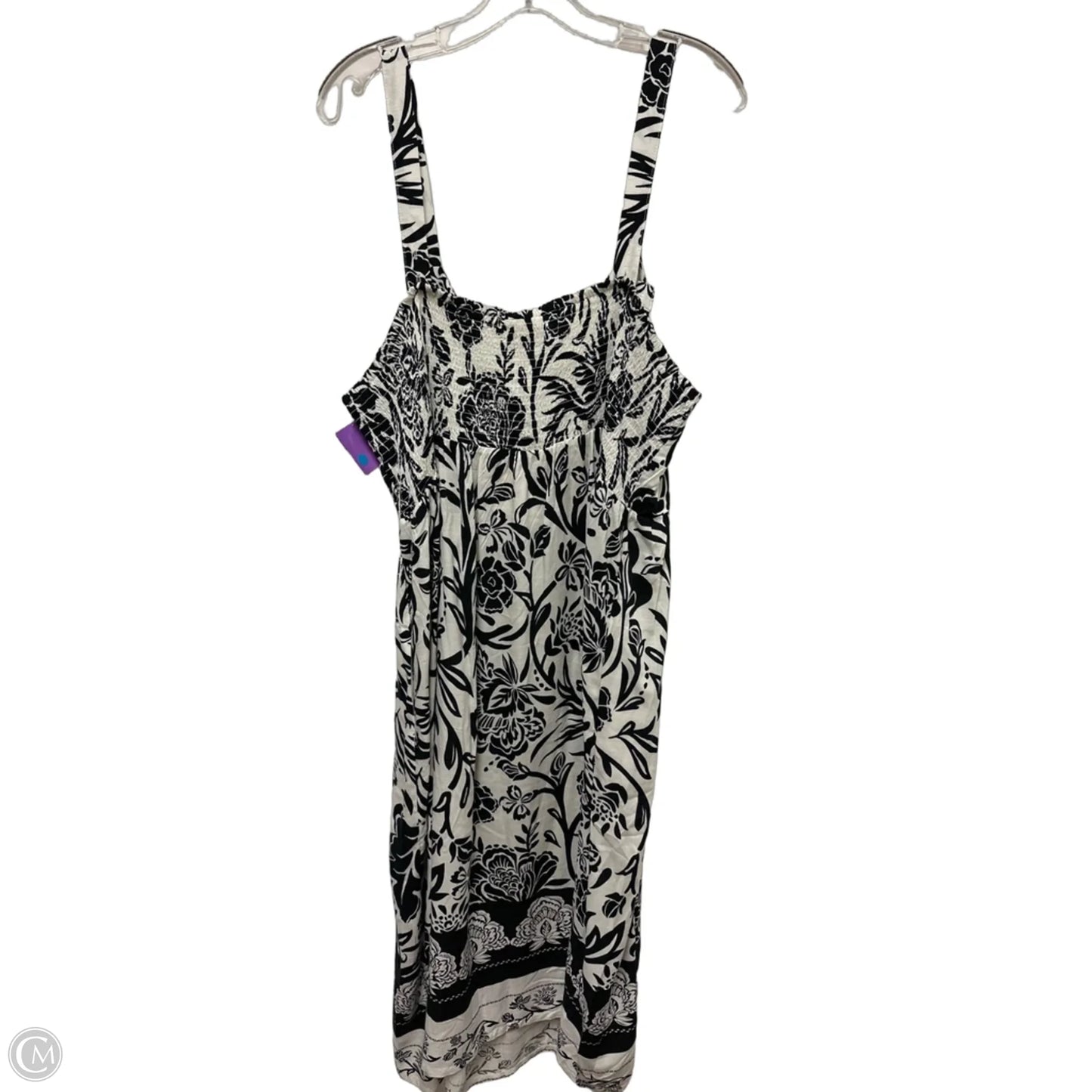 Dress Casual Maxi By Knox Rose In Black & White, Size: 2x