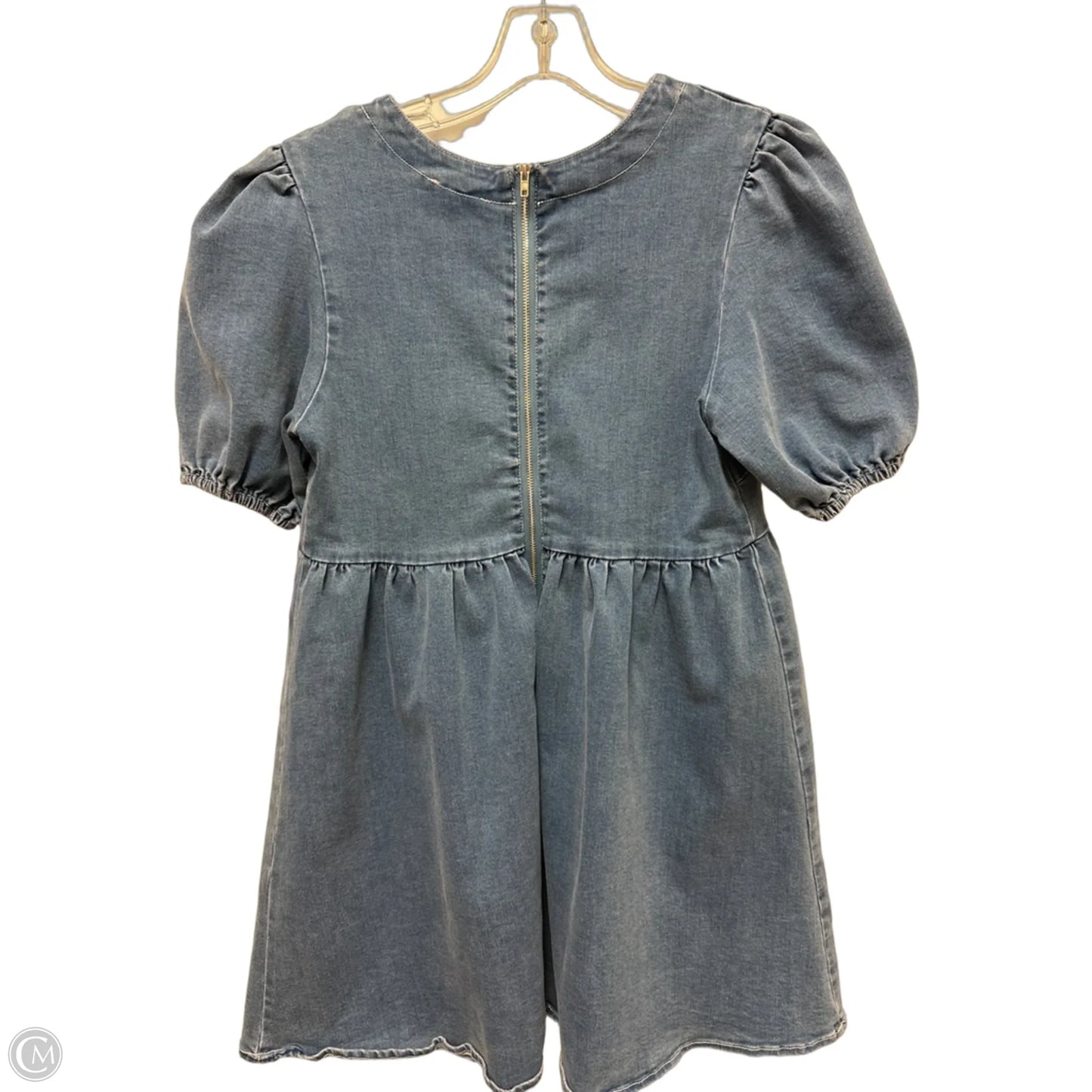 Dress Casual Short By Clothes Mentor In Blue Denim, Size: M