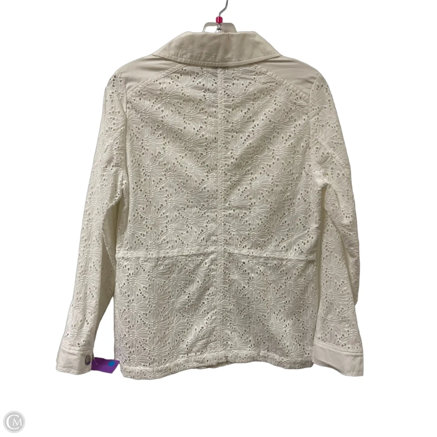 Jacket Other By Chicos In White, Size: S