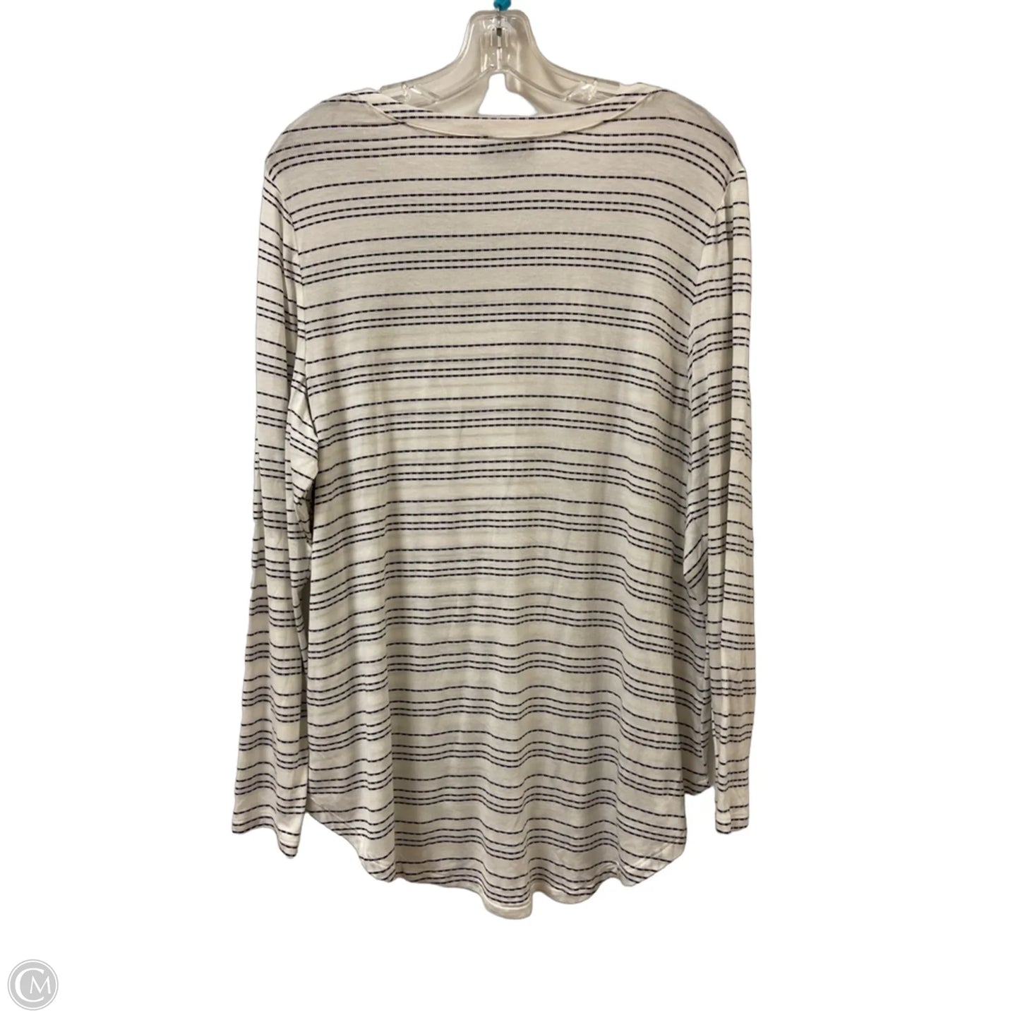 Top Long Sleeve By Lane Bryant In Black & White, Size: L